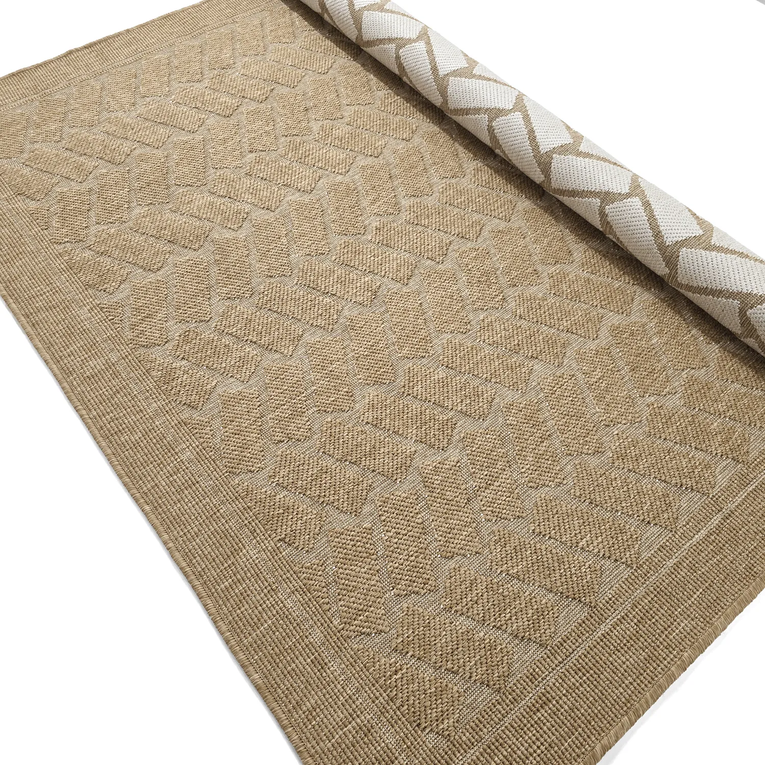 Tæpper til indendørs/udendørs brug - Aria (jute)