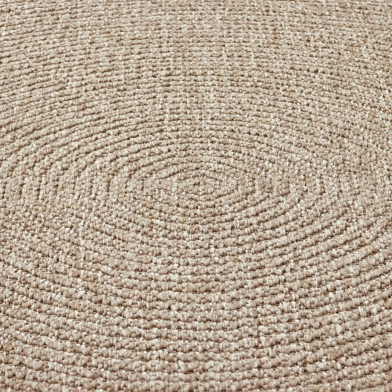 Rundt tæppe - Indoor/Outdoor Arlo (beige)