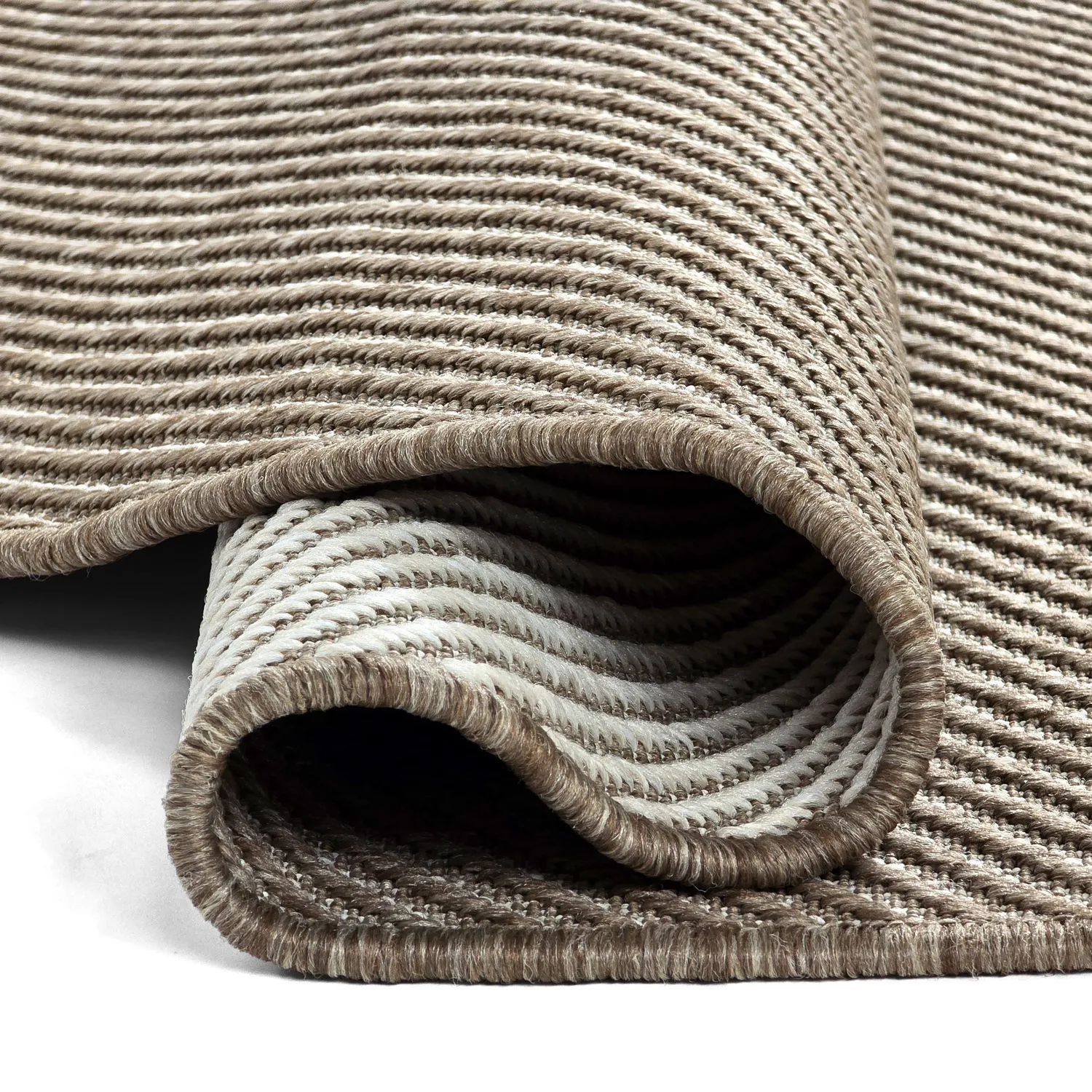 Rundt tæppe - Indoor/Outdoor Bennett (beige)