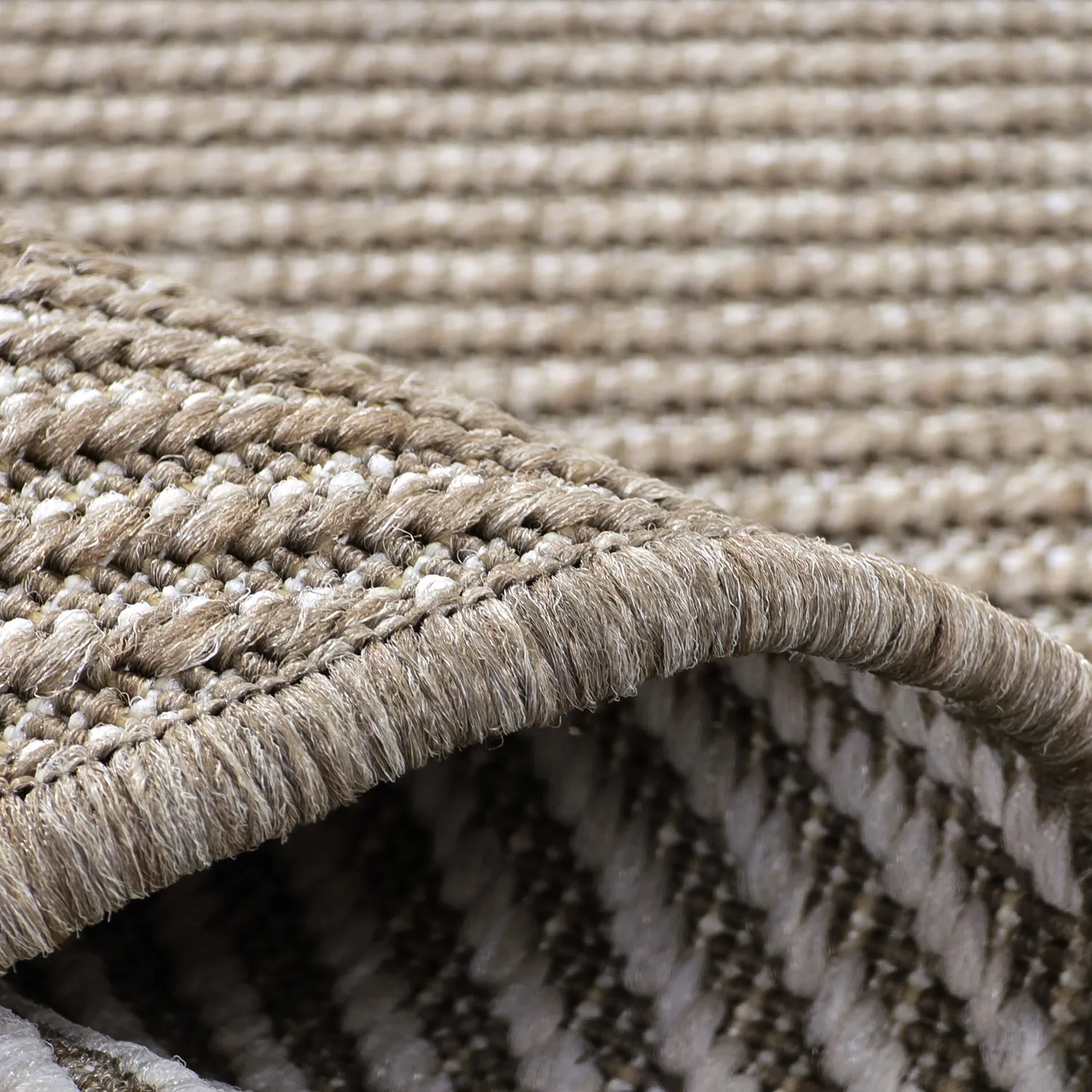 Rundt tæppe - Indoor/Outdoor Bennett (beige)