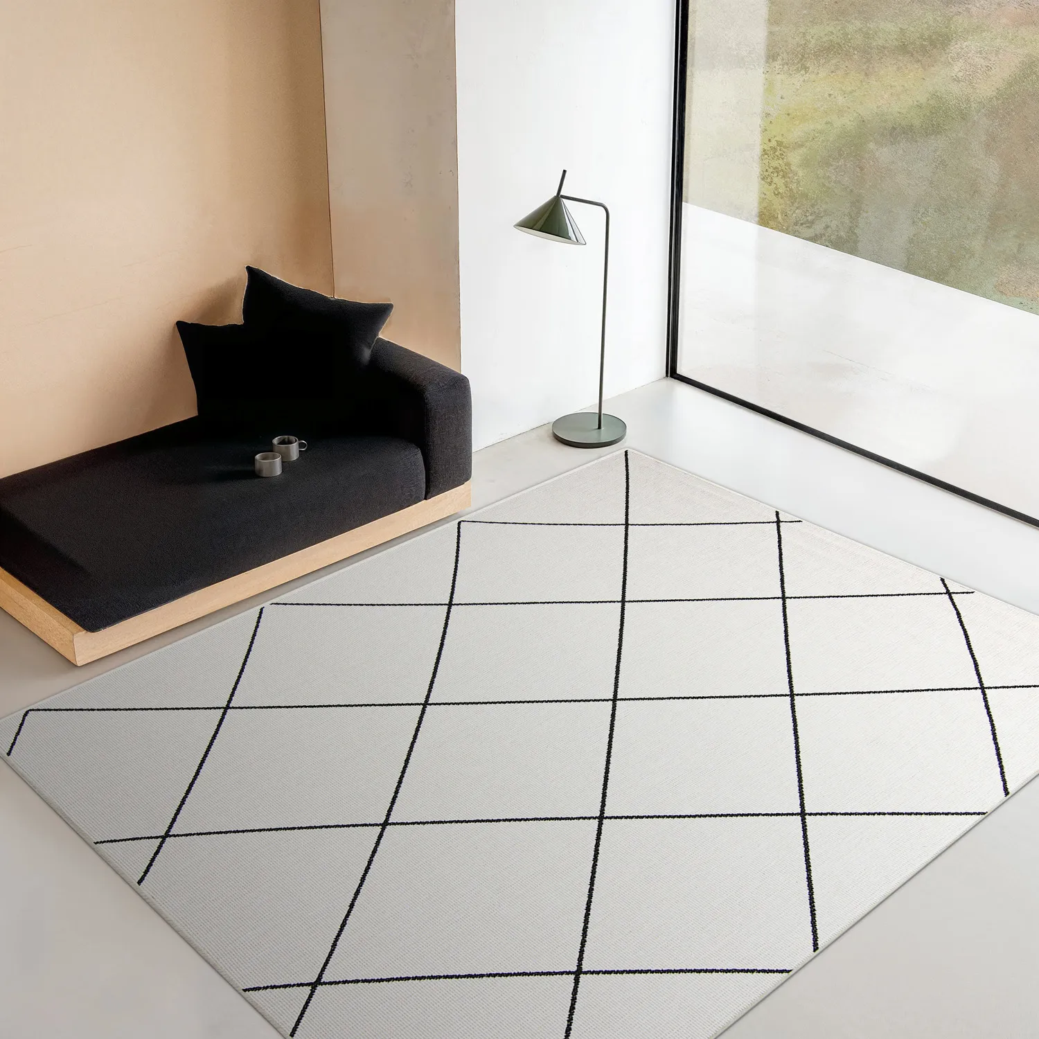 Tæpper til indendørs/udendørs brug - Bodhi (sort)