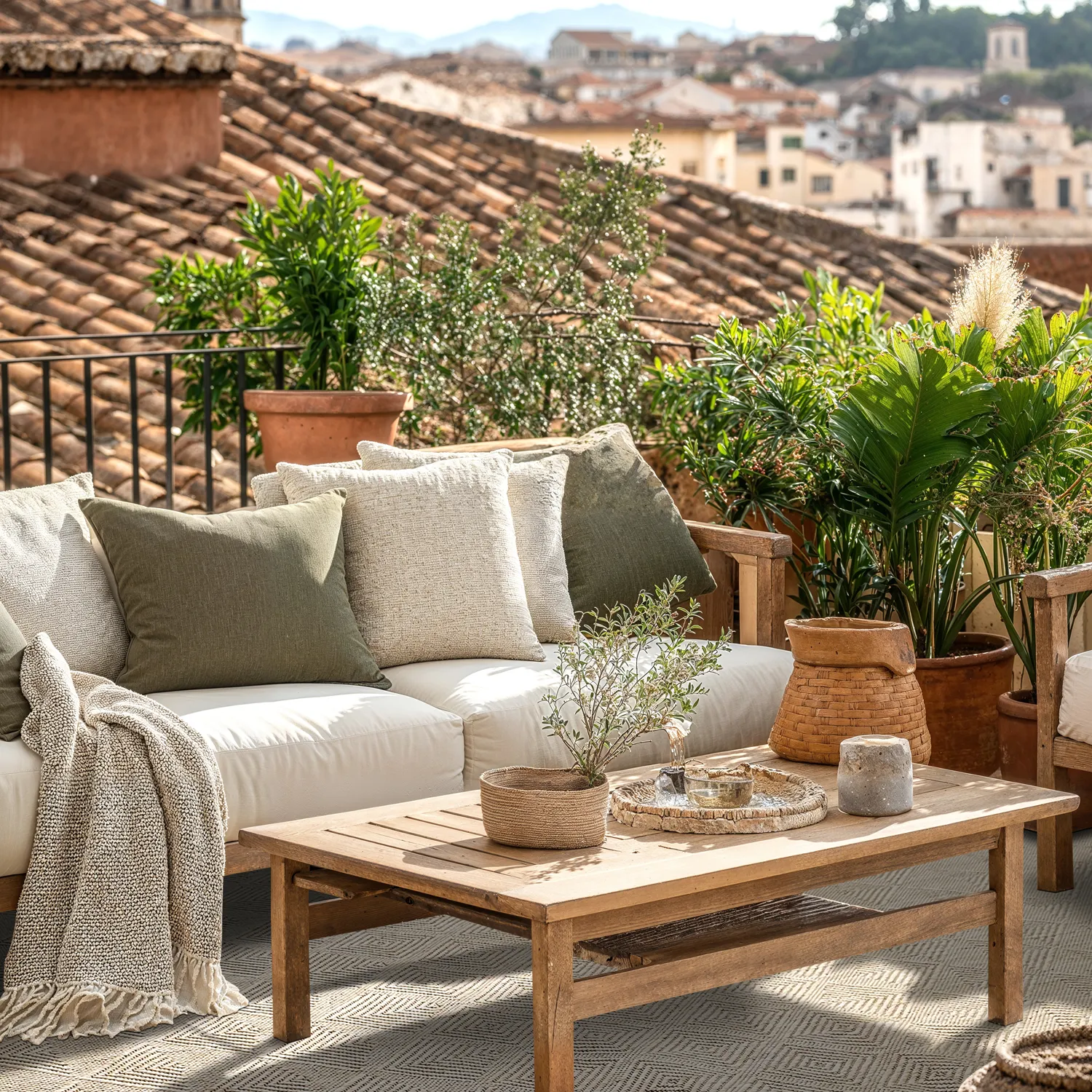 Tæpper til indendørs/udendørs brug - Caldwell (beige)
