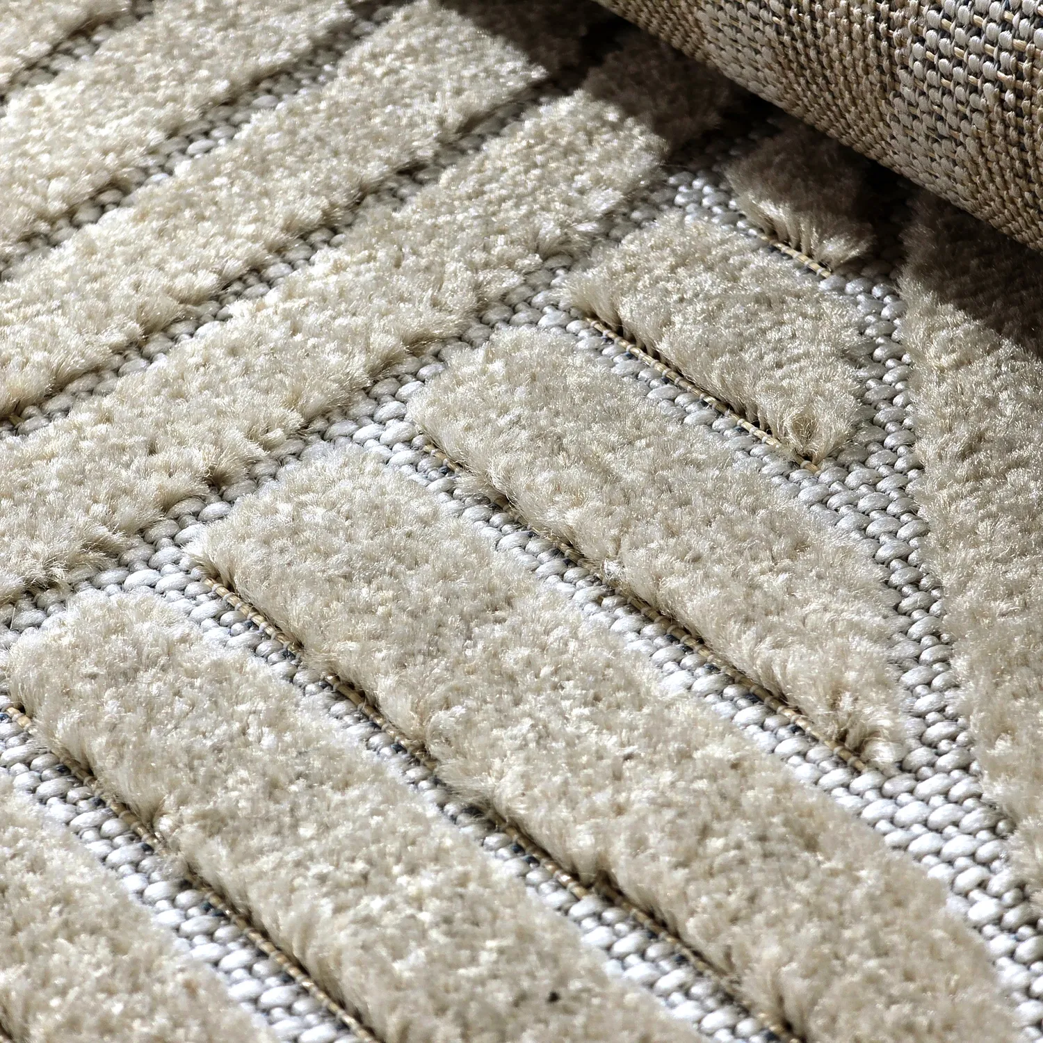 Rundt tæppe - Indoor/Outdoor Devon (beige)