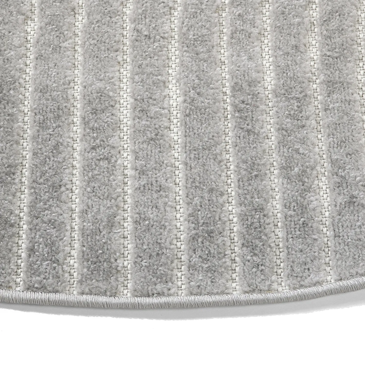 Rundt tæppe - Indoor/Outdoor Devon (grå)