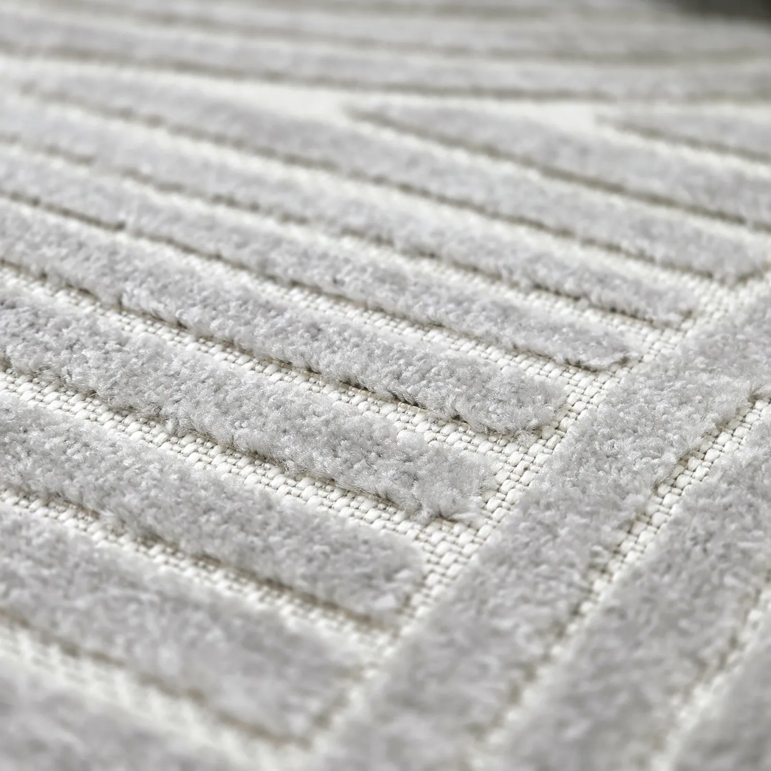 Rundt tæppe - Indoor/Outdoor Devon (grå)