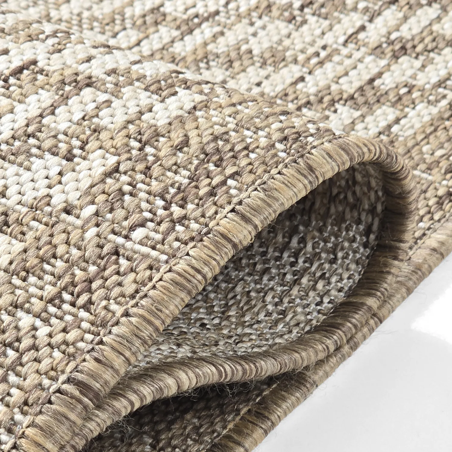 Shaggy Indoor/Outdoor - Donora (brun)