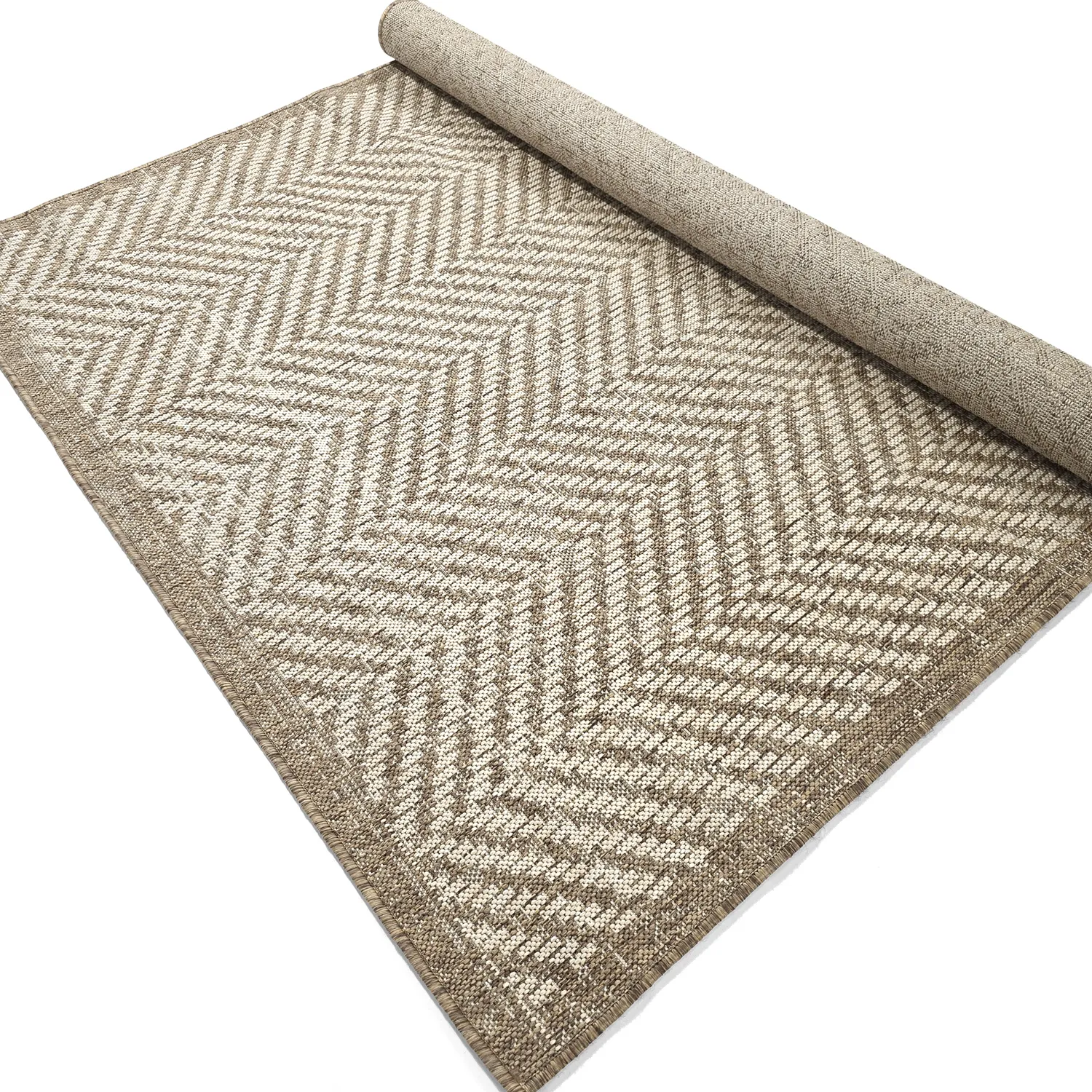 Shaggy Indoor/Outdoor - Donora (brun)