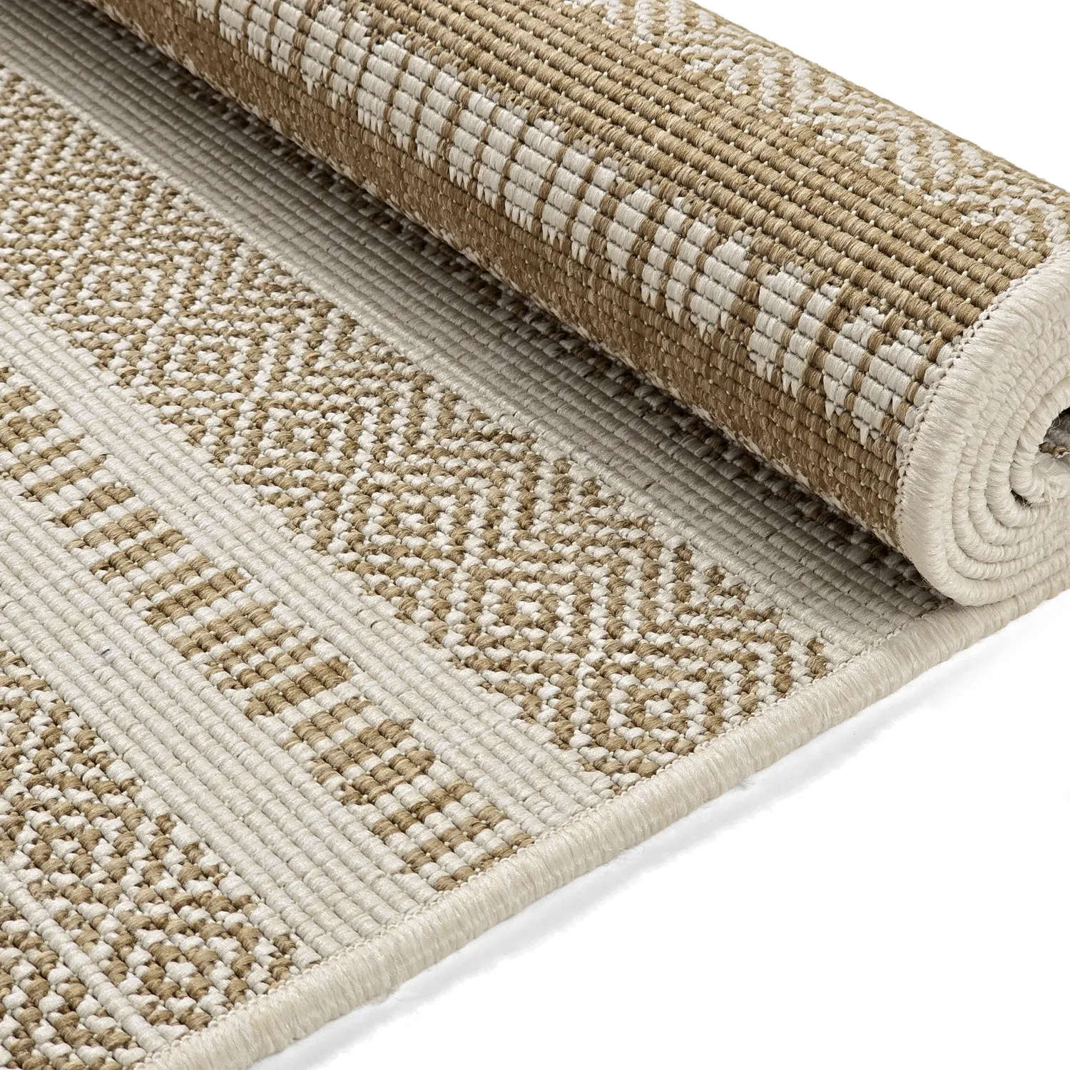 Tæpper til indendørs/udendørs brug - Ethan (jute)