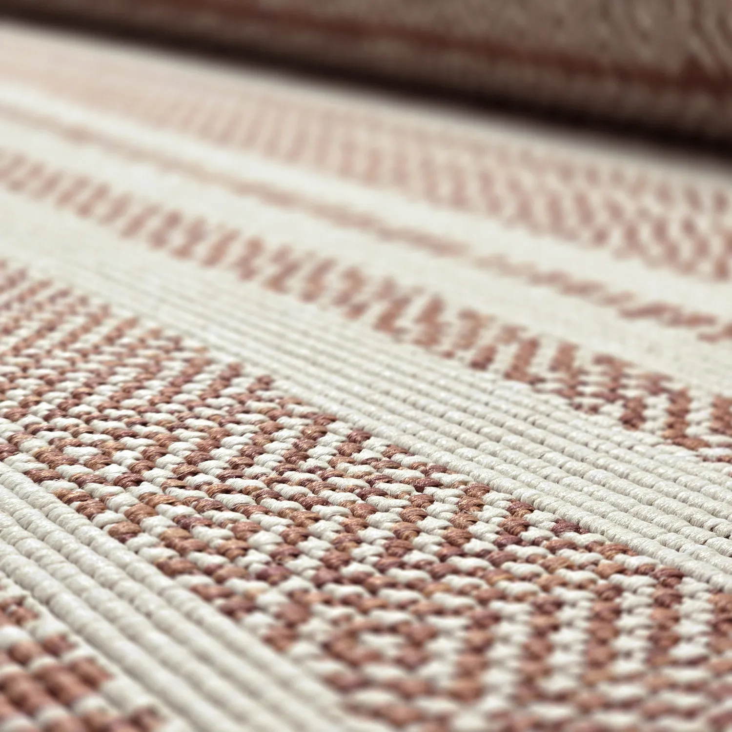 Tæpper til indendørs/udendørs brug - Ethan (orange)