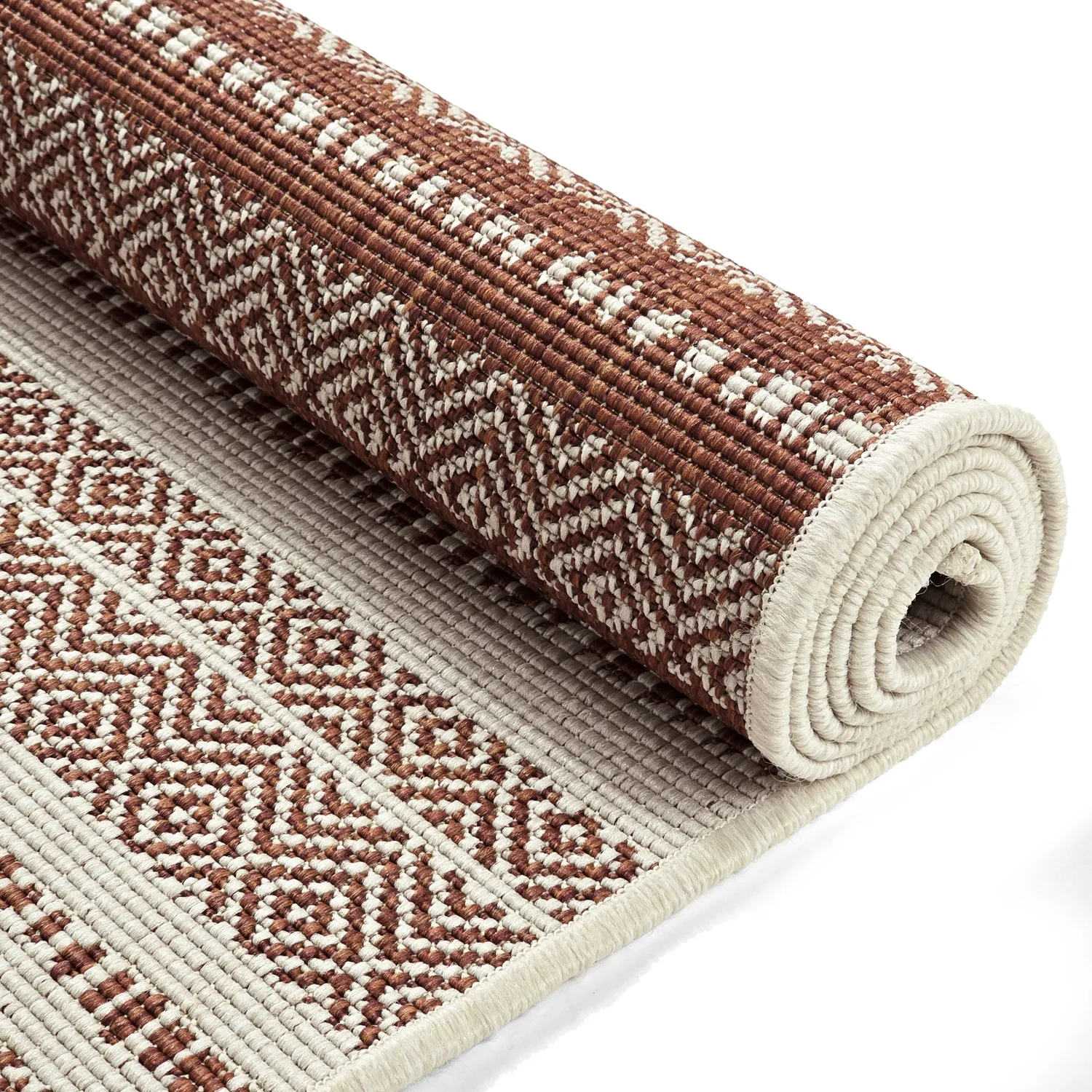 Tæpper til indendørs/udendørs brug - Ethan (orange)