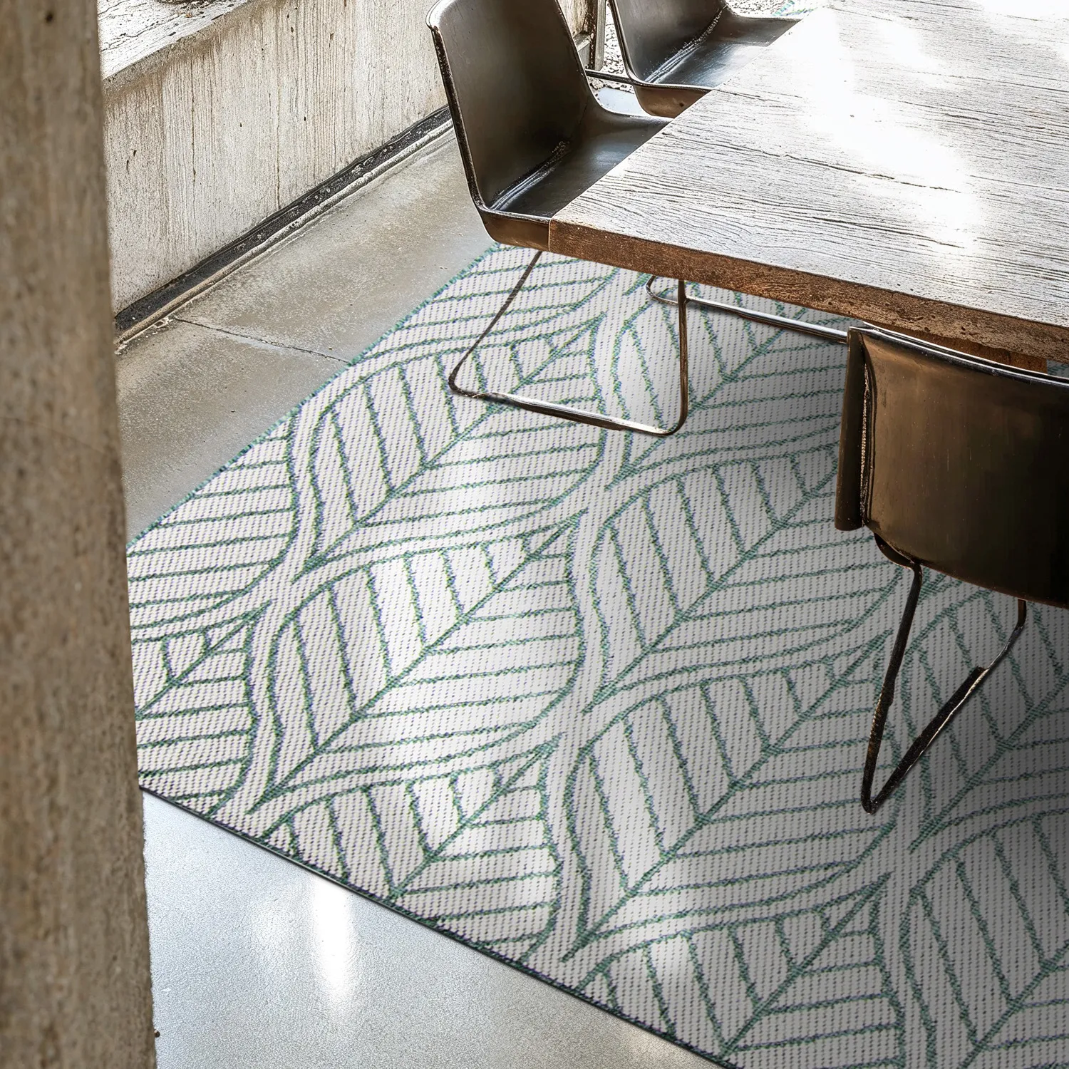 Tæpper til indendørs/udendørs brug - Harvey (grøn)