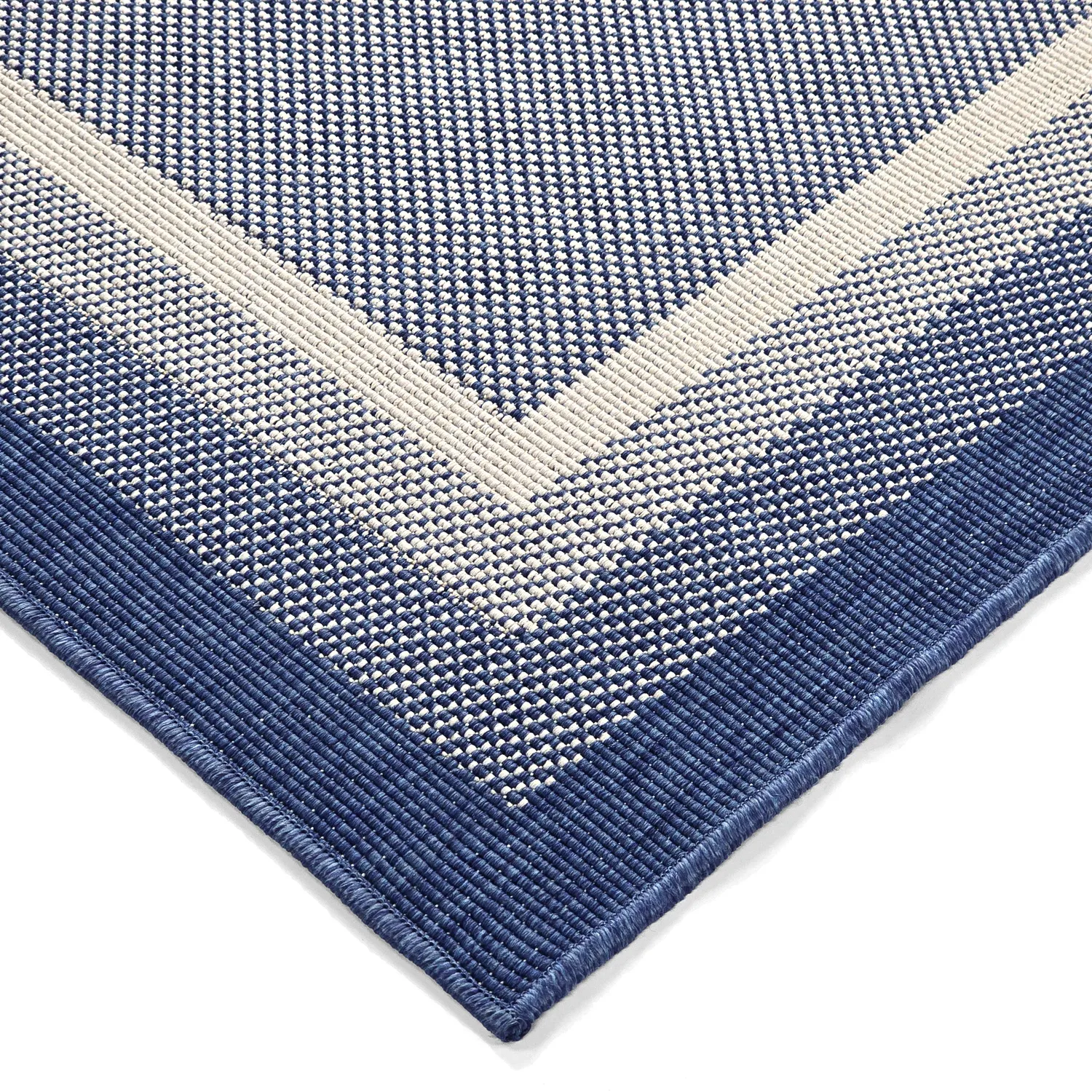 Tæpper til indendørs/udendørs brug - Mason (blå)