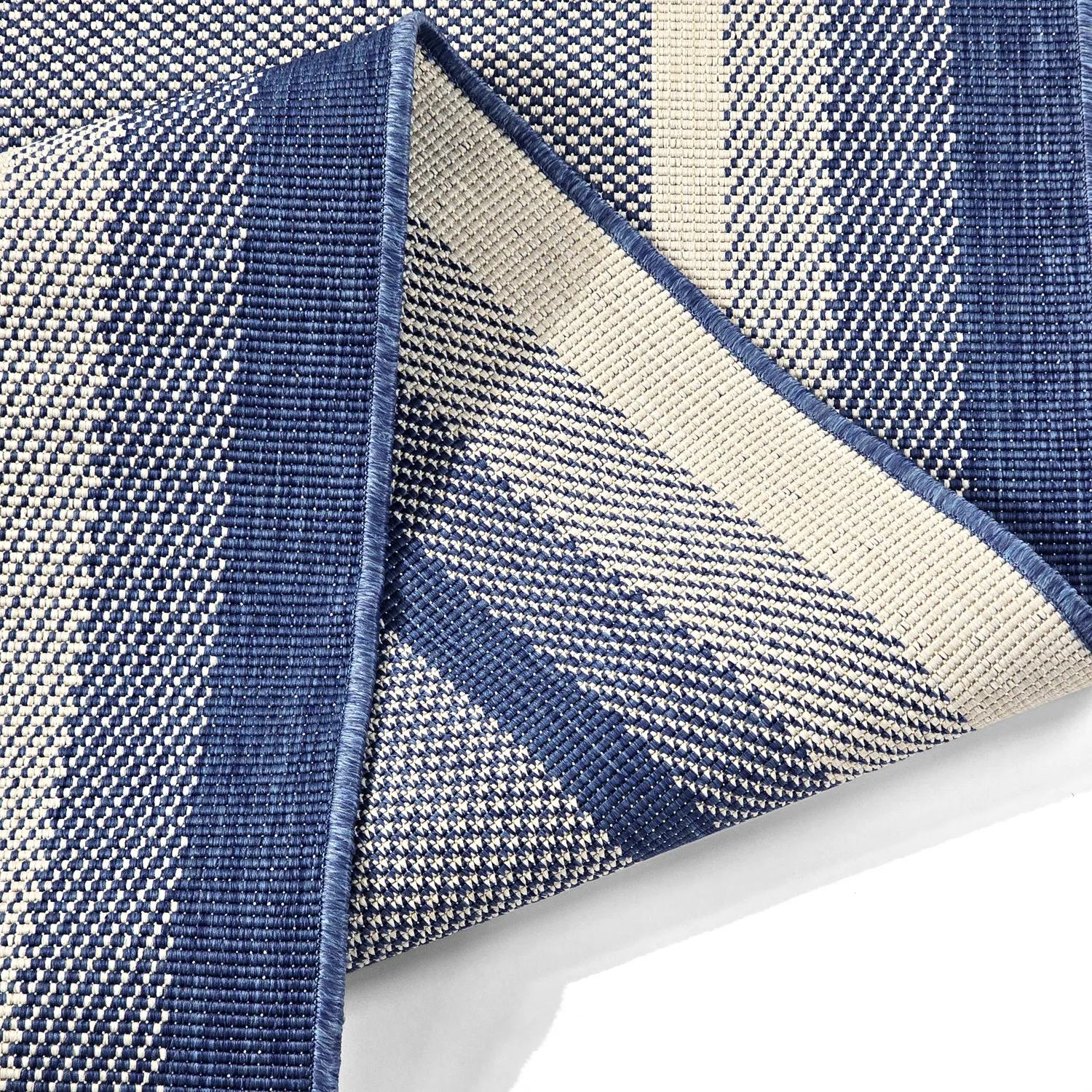 Tæpper til indendørs/udendørs brug - Mason (blå)