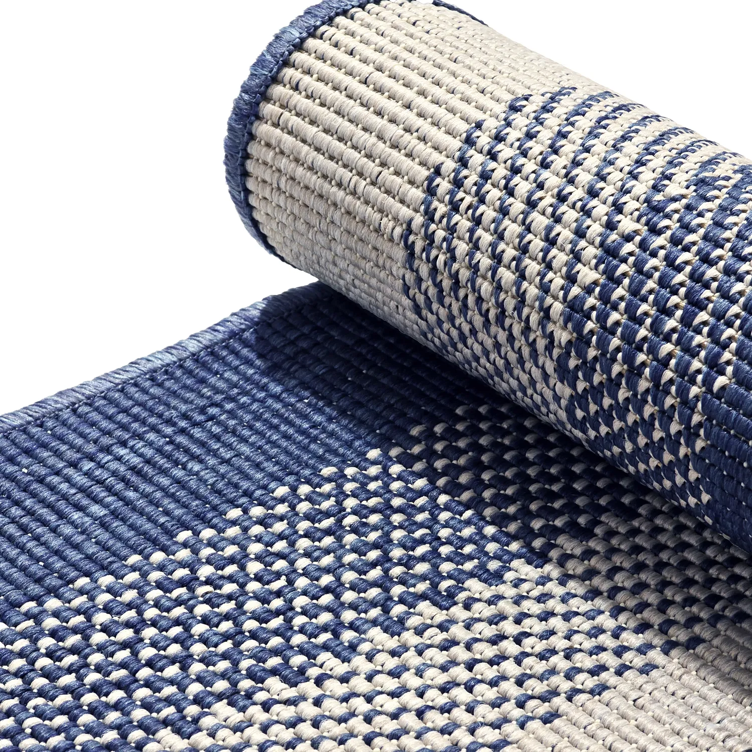 Tæpper til indendørs/udendørs brug - Mason (blå)