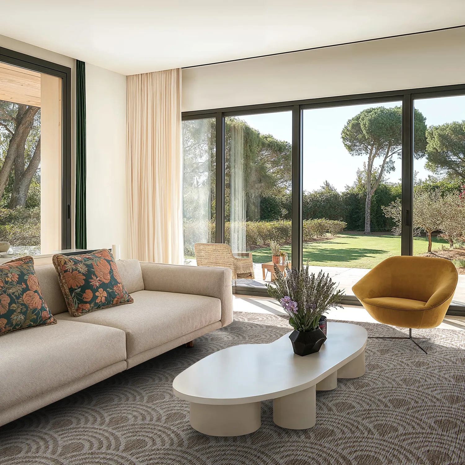 Tæpper til indendørs/udendørs brug - Odin (beige)