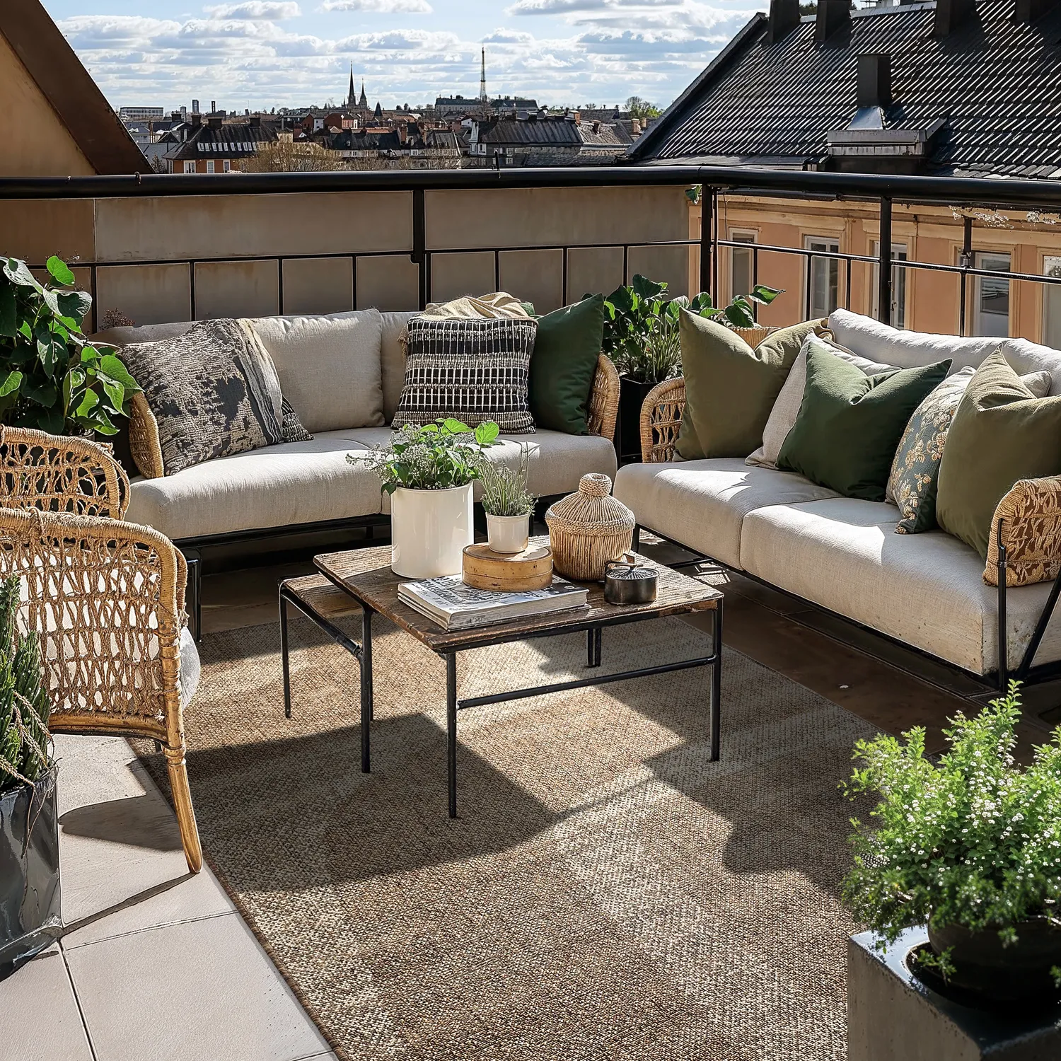 Shaggy Indoor/Outdoor - Orrville (brun)