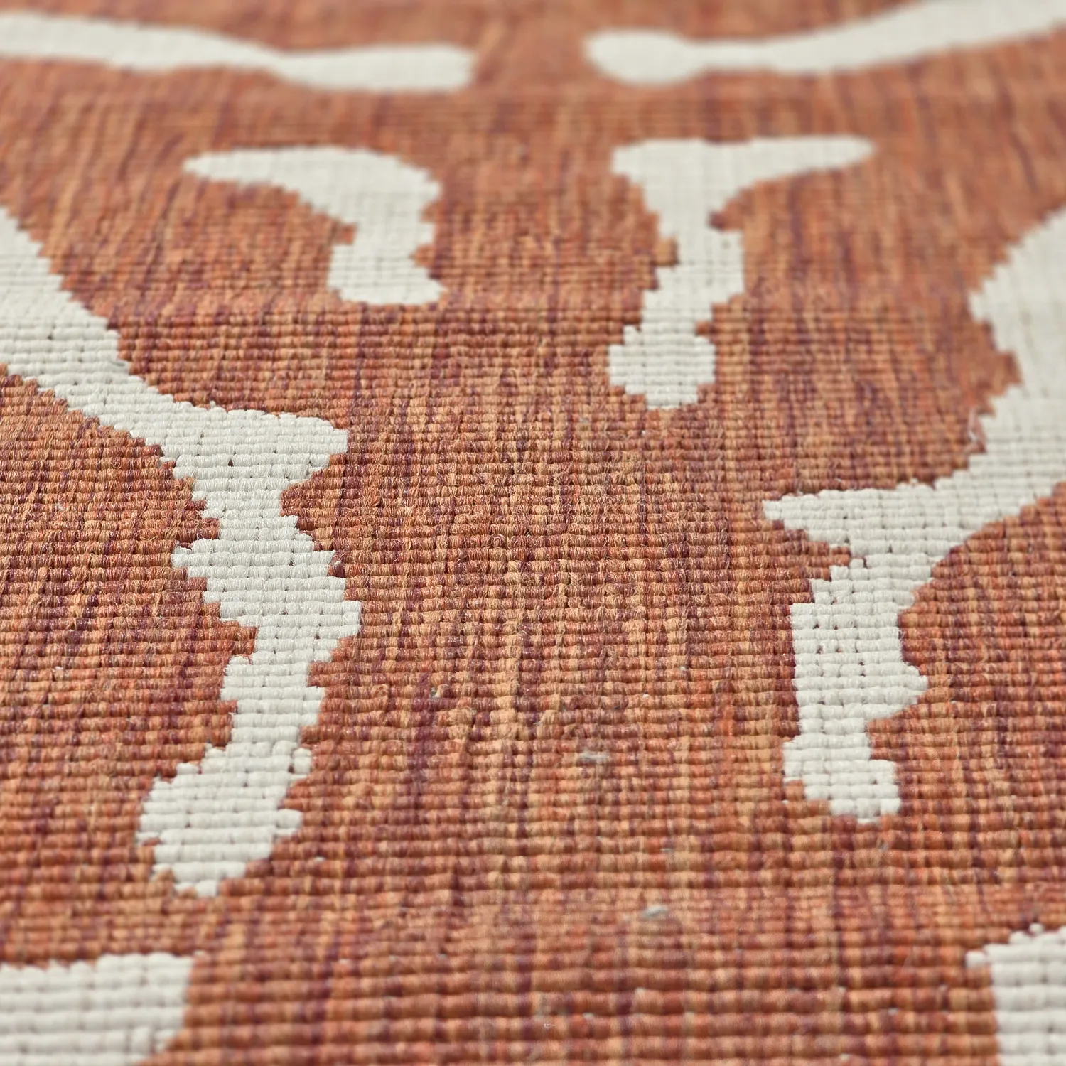 Rundt tæppe - Indoor/Outdoor Winona (orange)