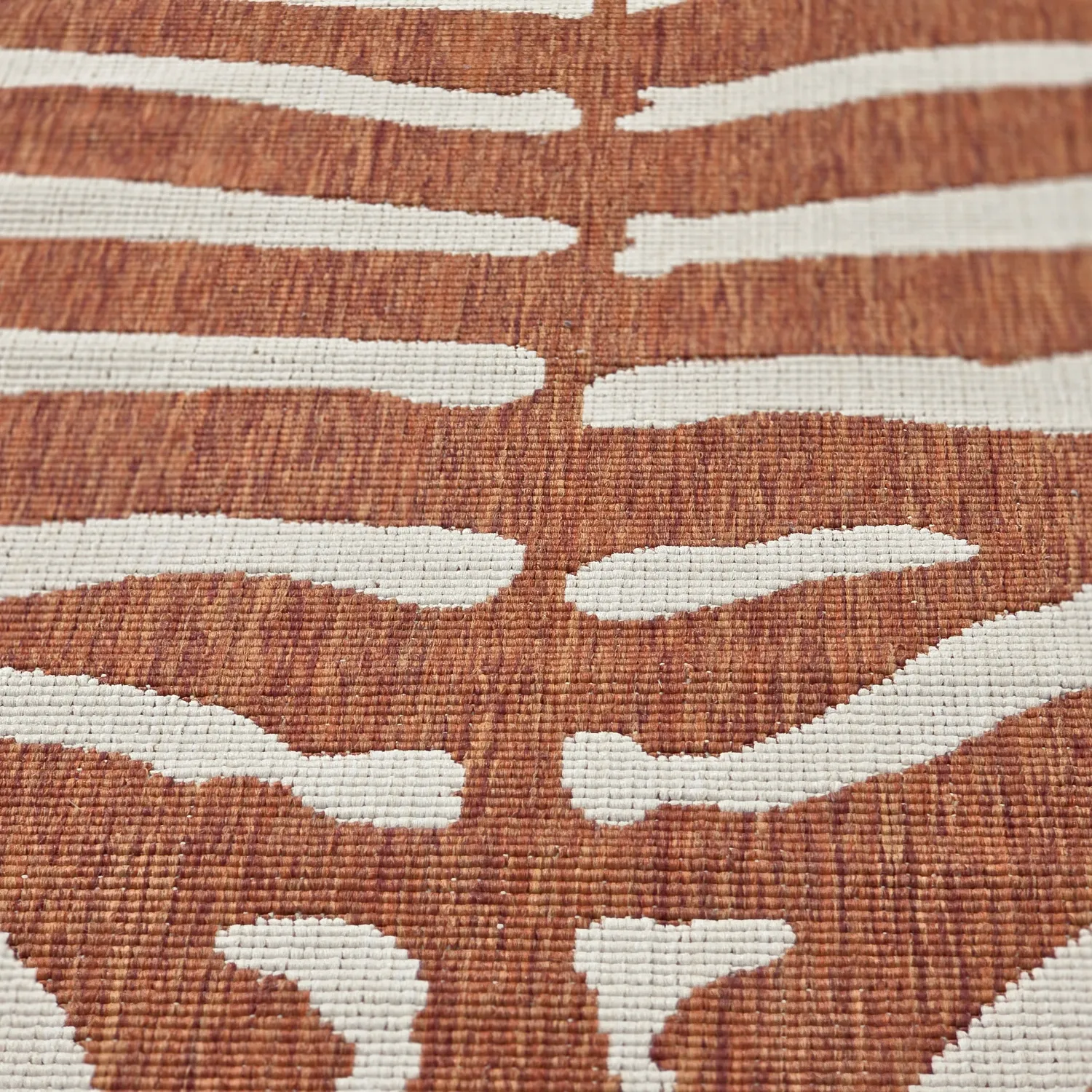 Rundt tæppe - Indoor/Outdoor Winona (orange)