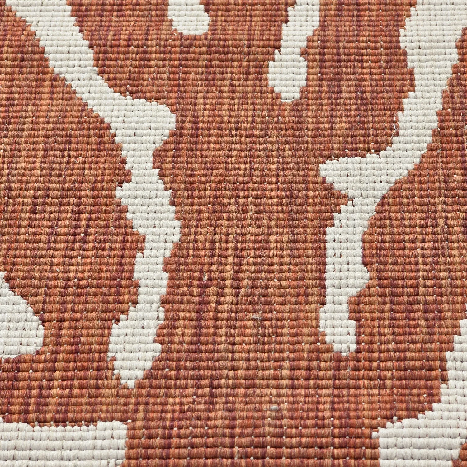 Rundt tæppe - Indoor/Outdoor Winona (orange)