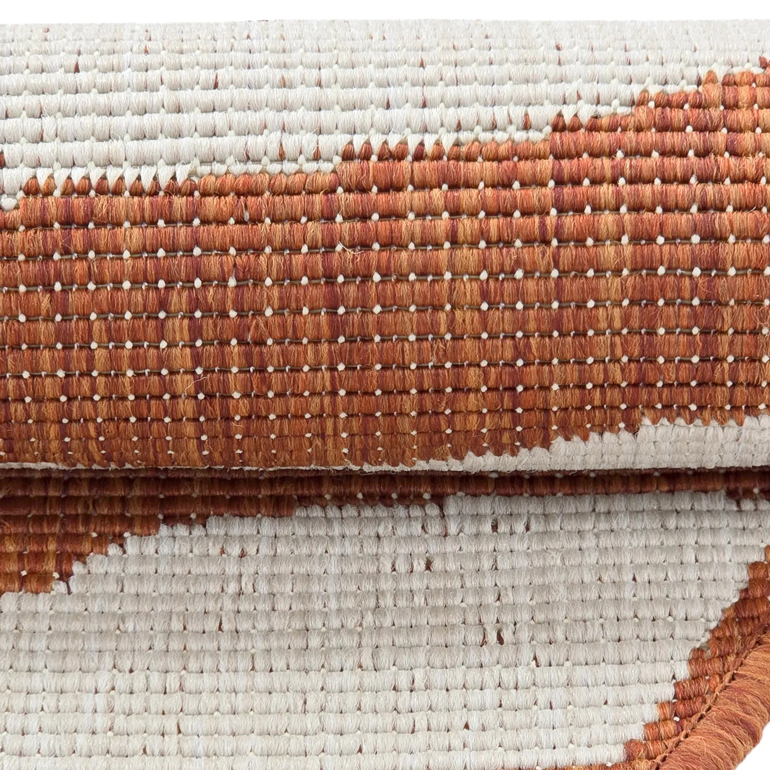 Rundt tæppe - Indoor/Outdoor Winona (orange)