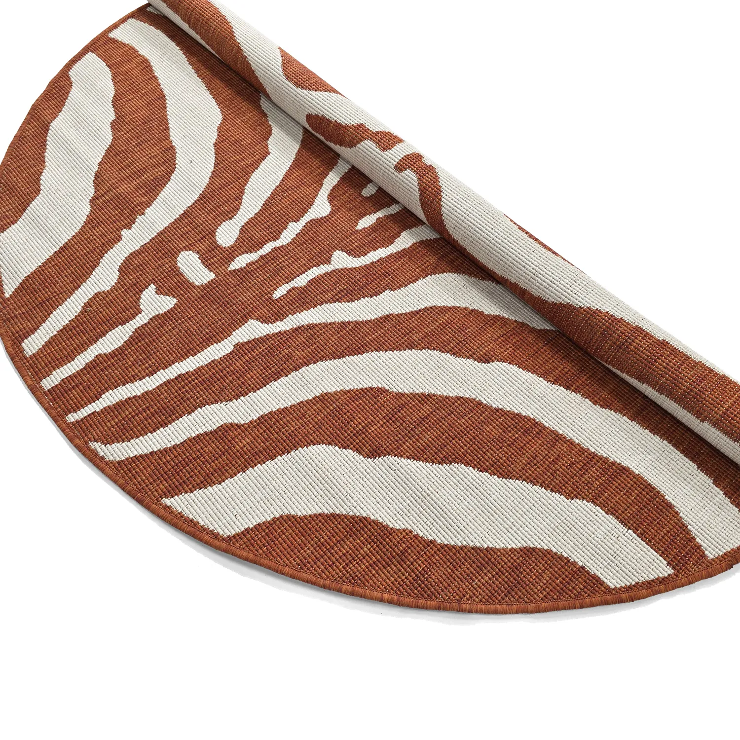 Rundt tæppe - Indoor/Outdoor Winona (orange)