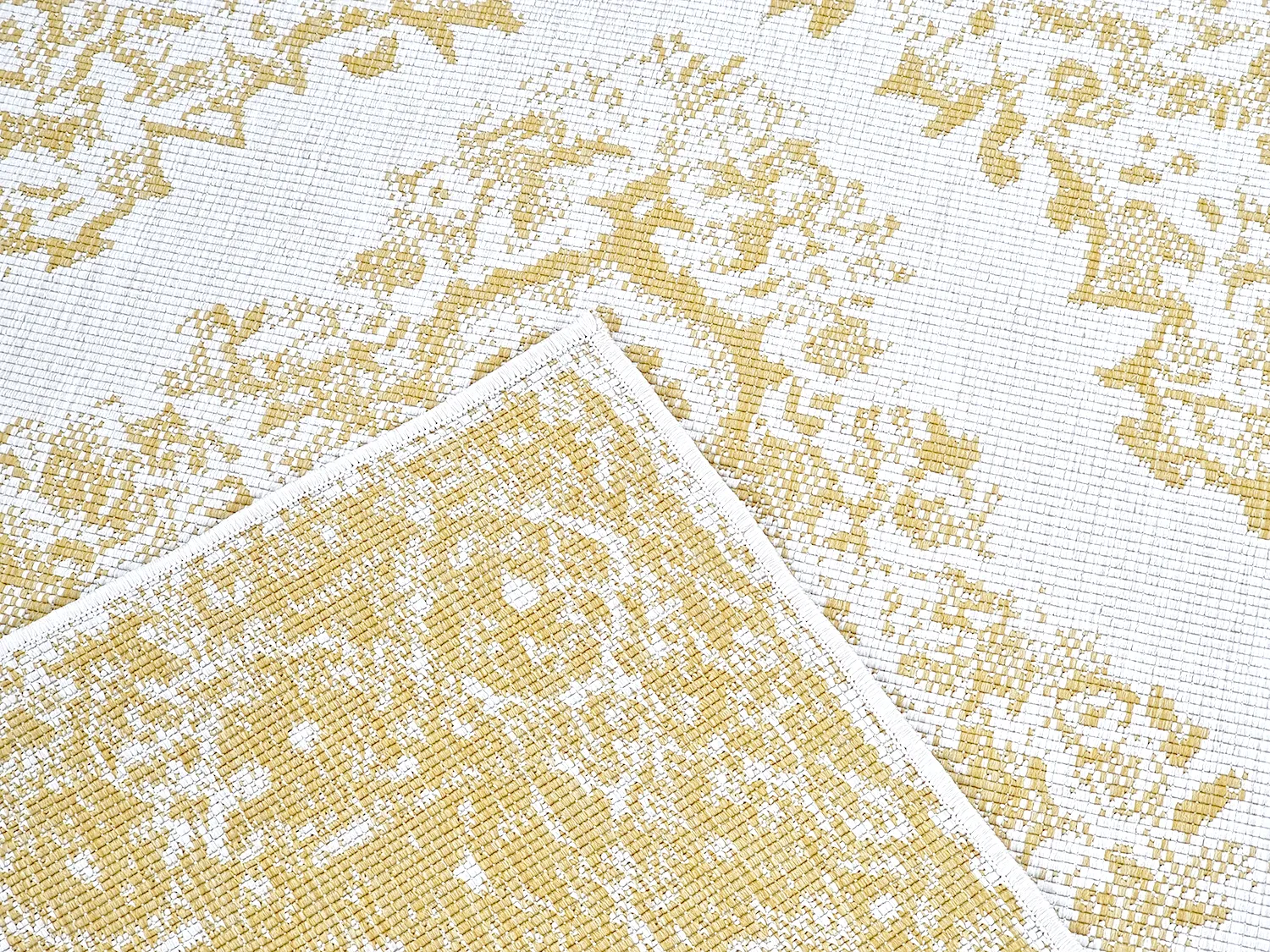 Tæpper til indendørs/udendørs brug - Boyd (gul)