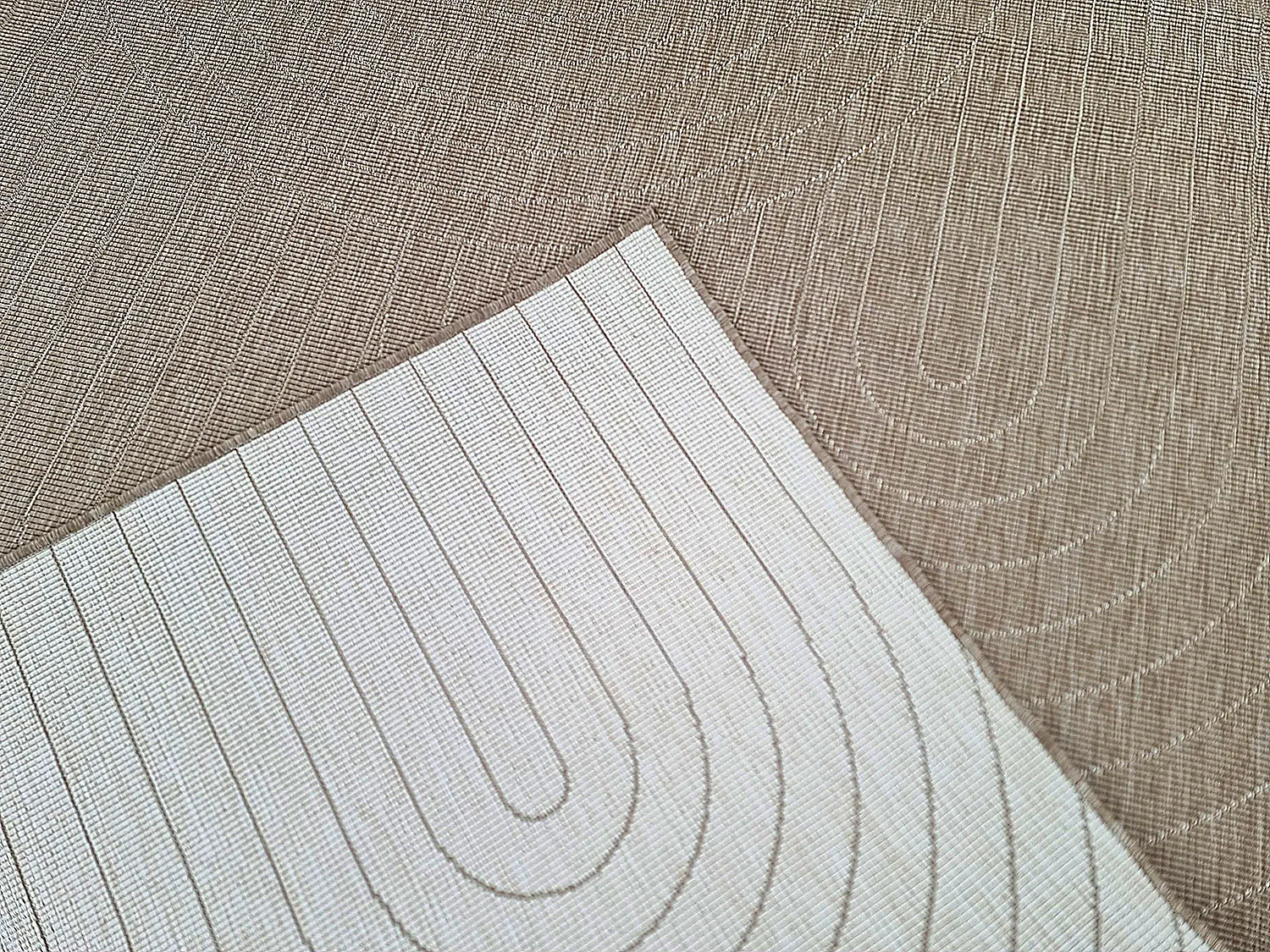 Tæpper til indendørs/udendørs brug - Hayden (beige)