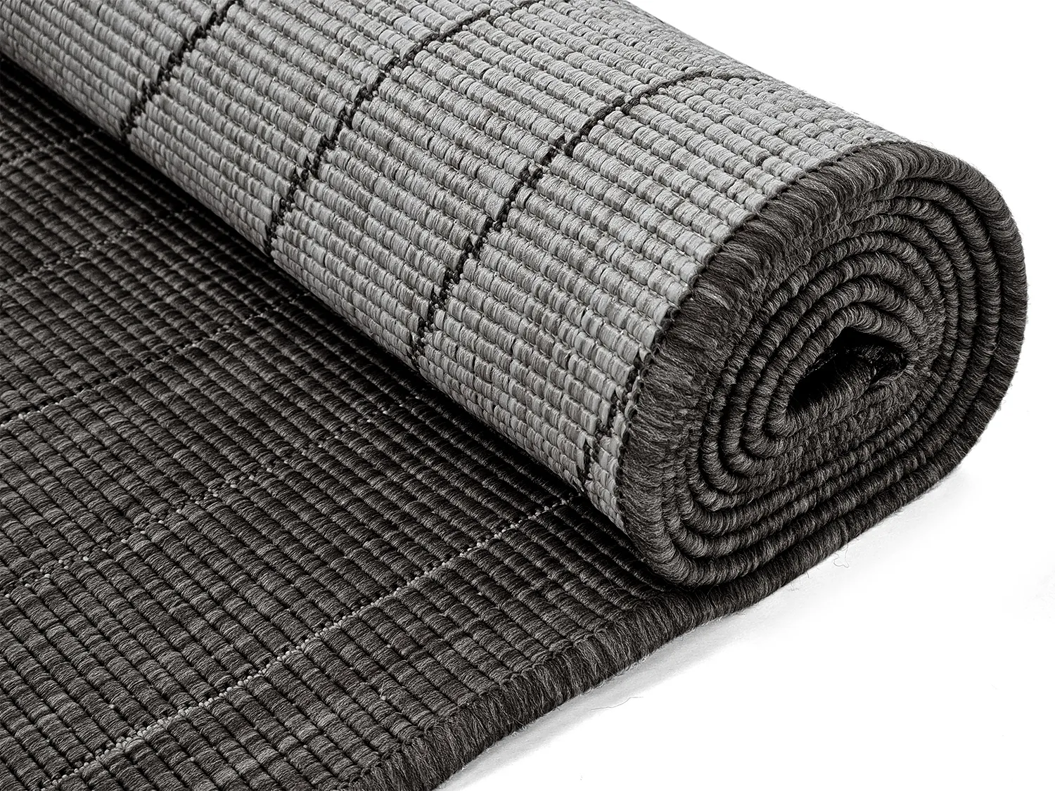 Tæpper til indendørs/udendørs brug - Hayden (sort)