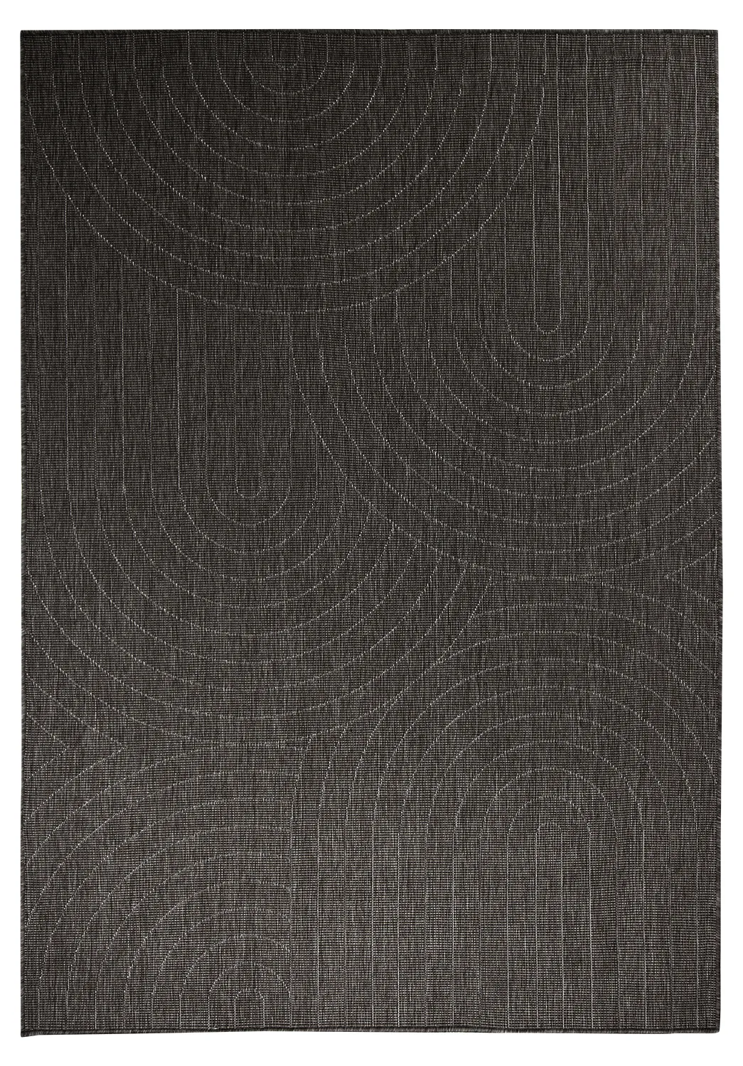 Tæpper til indendørs/udendørs brug - Hayden (sort)