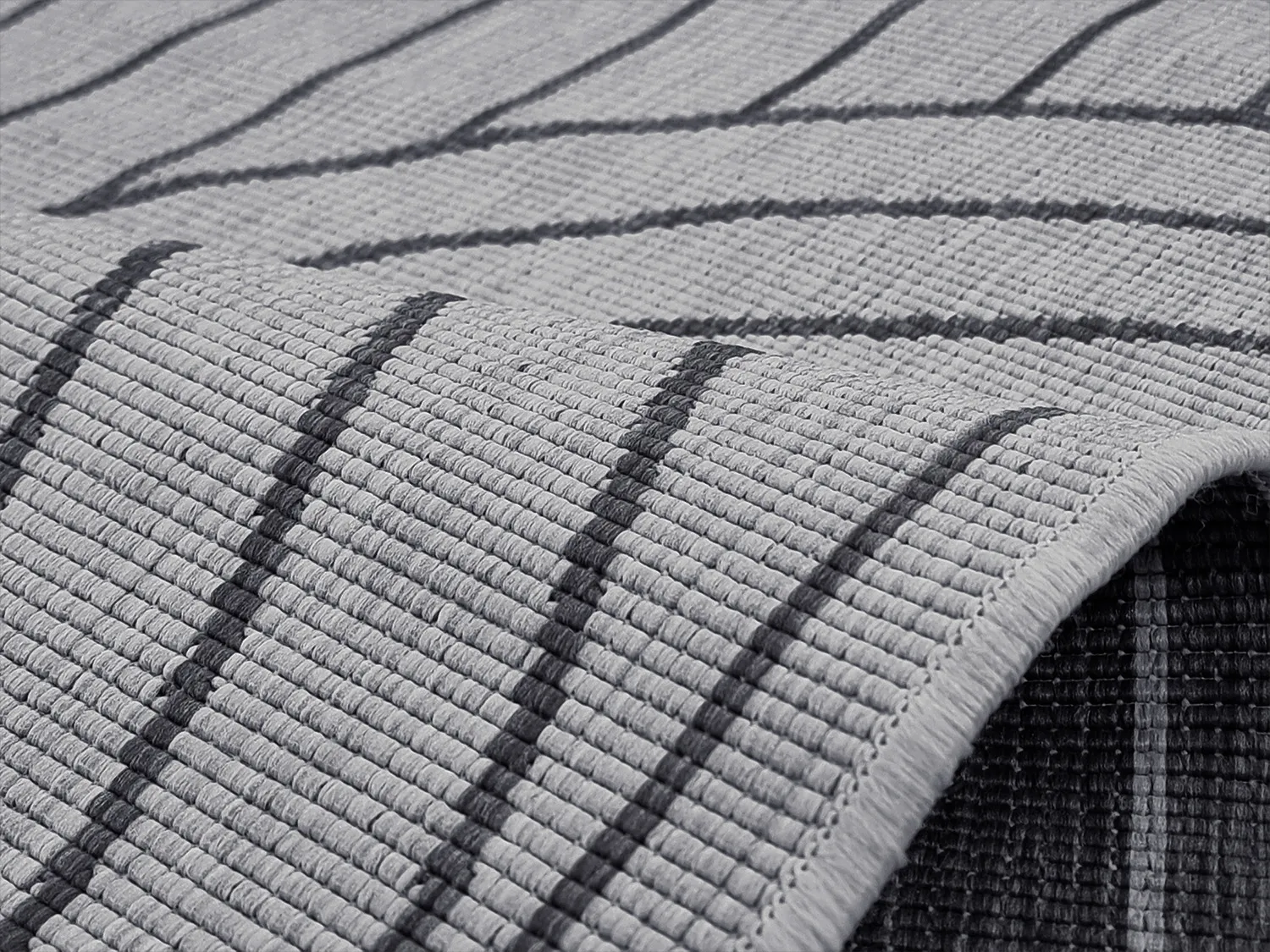 Tæpper til indendørs/udendørs brug - Maynard (sort)