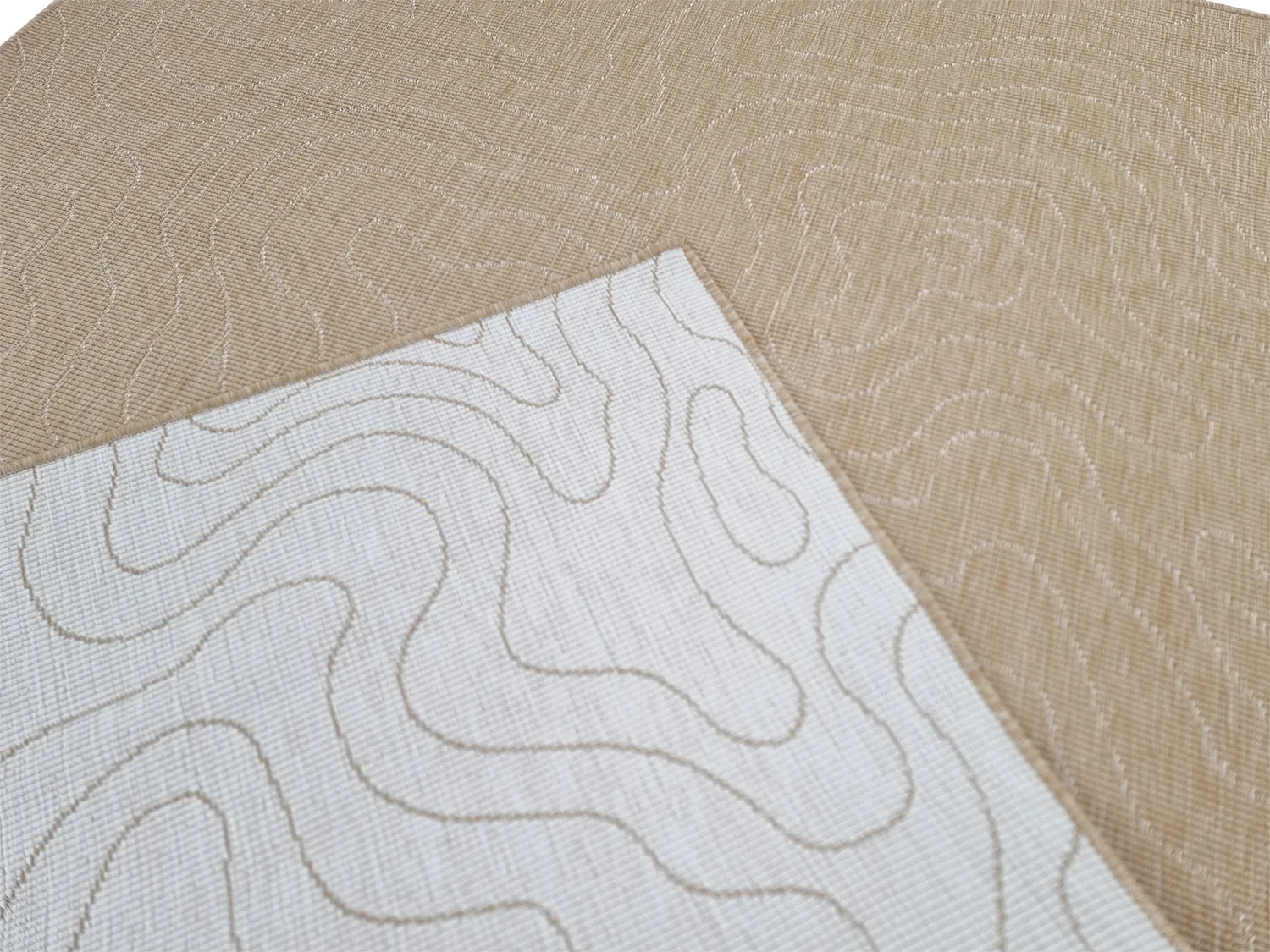 Tæpper til indendørs/udendørs brug - Thurman (beige)