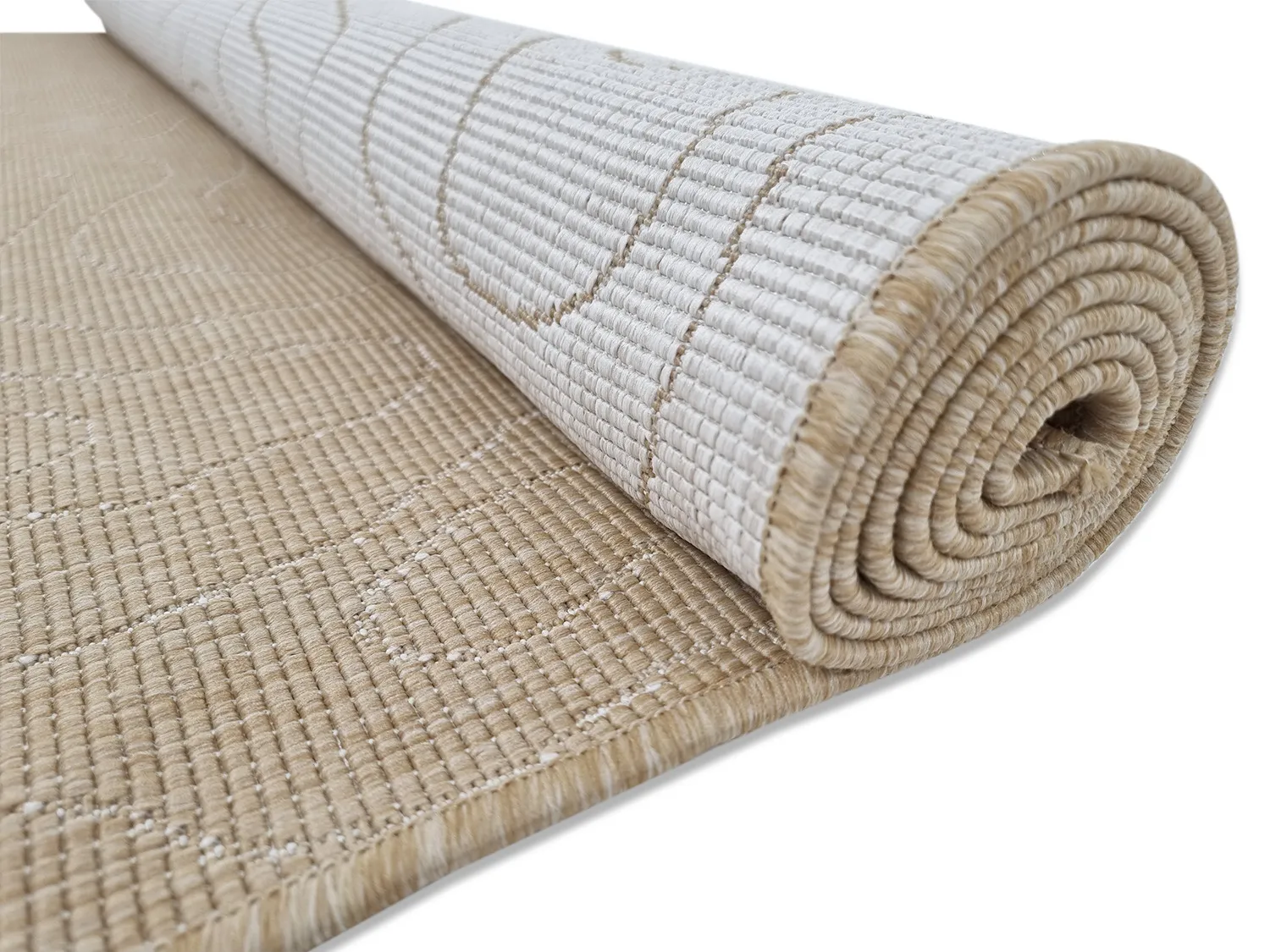 Tæpper til indendørs/udendørs brug - Thurman (beige)