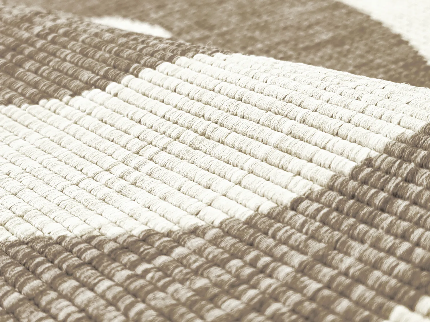 Tæpper til indendørs/udendørs brug - Winona (beige)