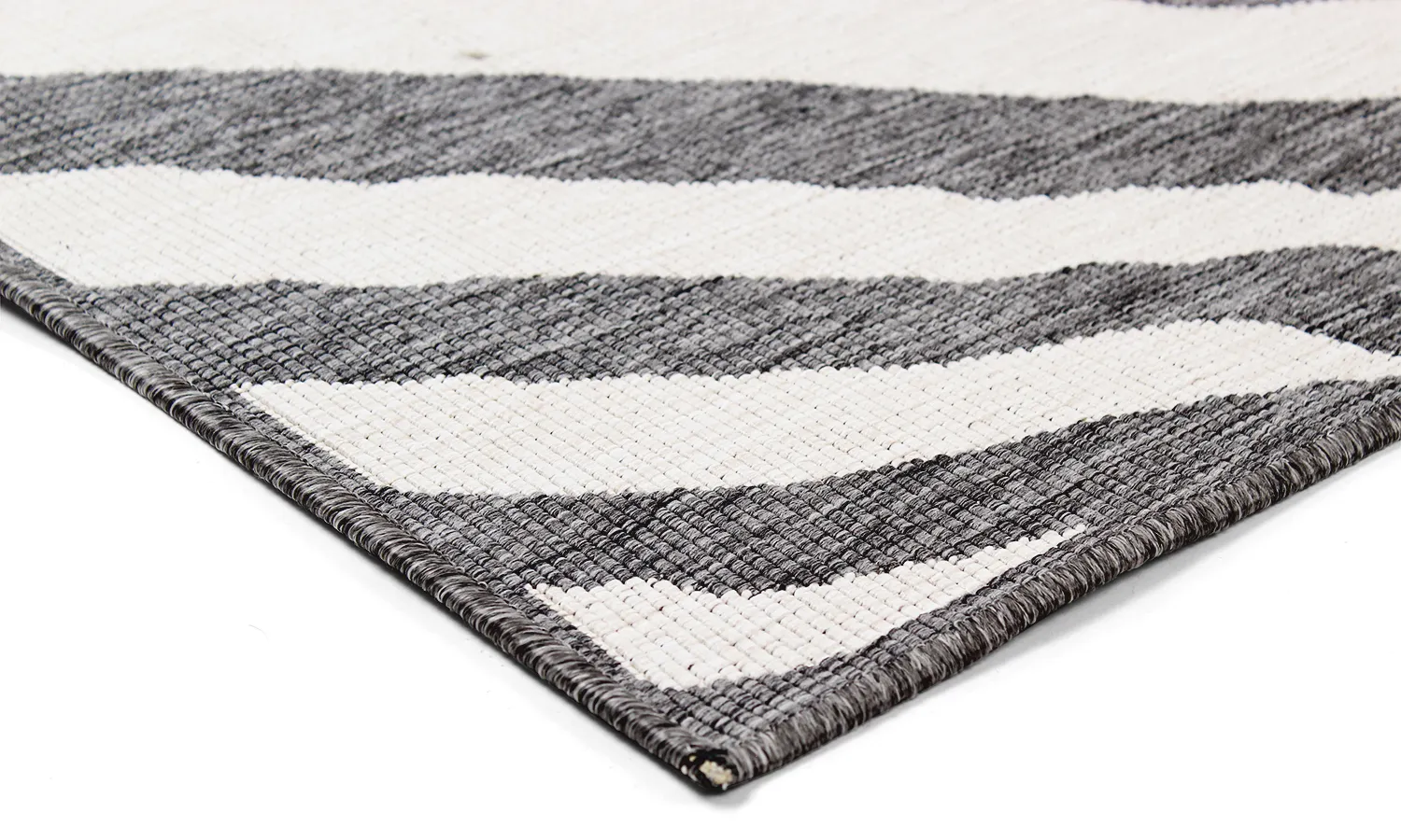 Tæpper til indendørs/udendørs brug - Winona (sort)