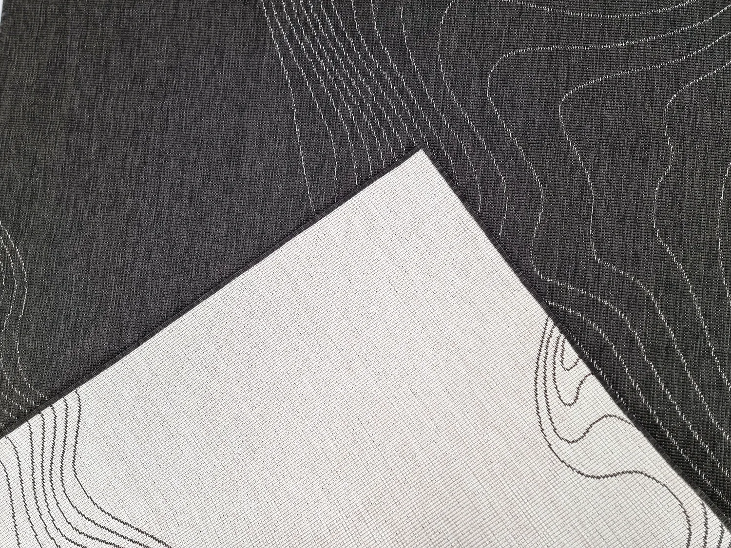 Tæpper til indendørs/udendørs brug - Zelmare (sort)