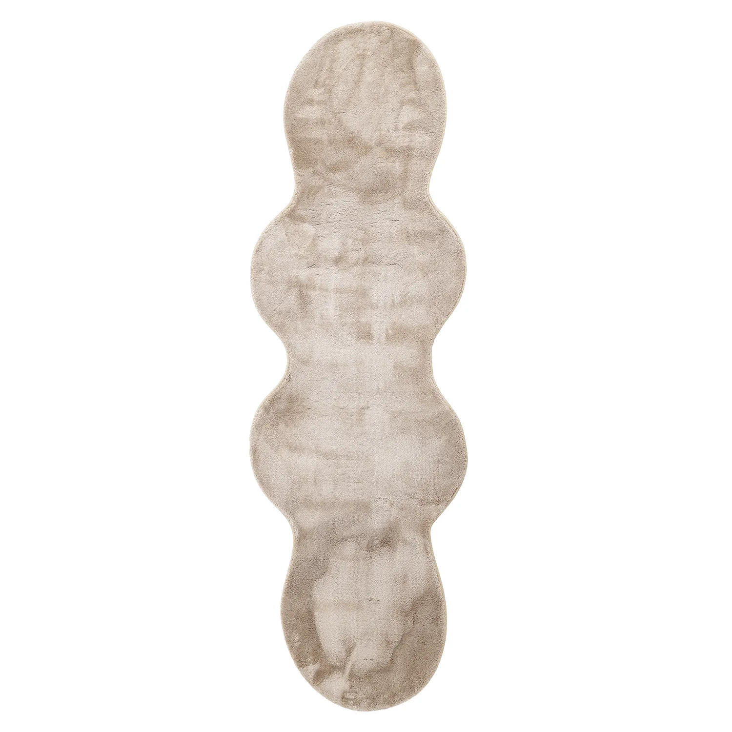 Bølget Løber - Aranga Super Soft Fur (brun)