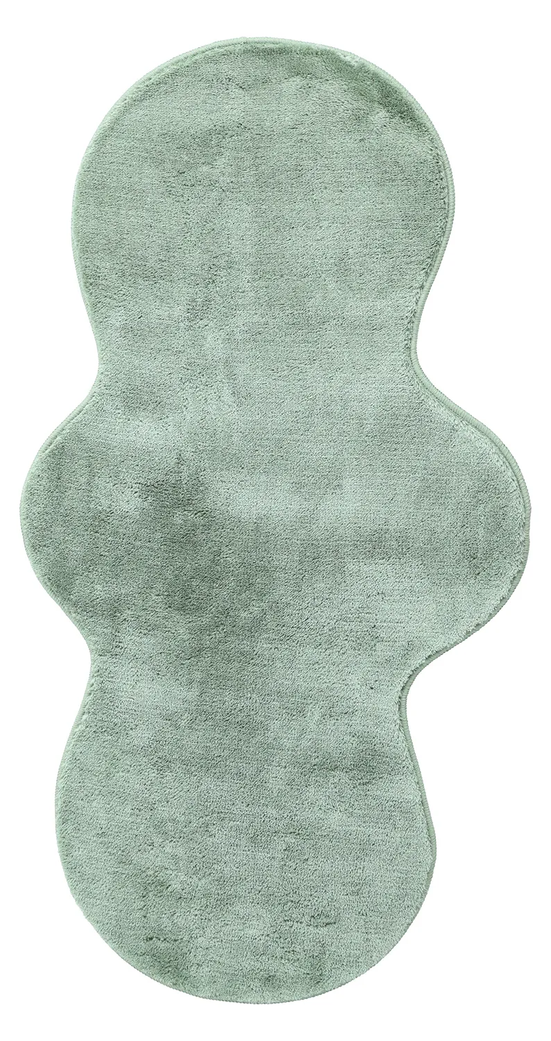 Bølget Løber - Aranga Super Soft Fur (grøn)