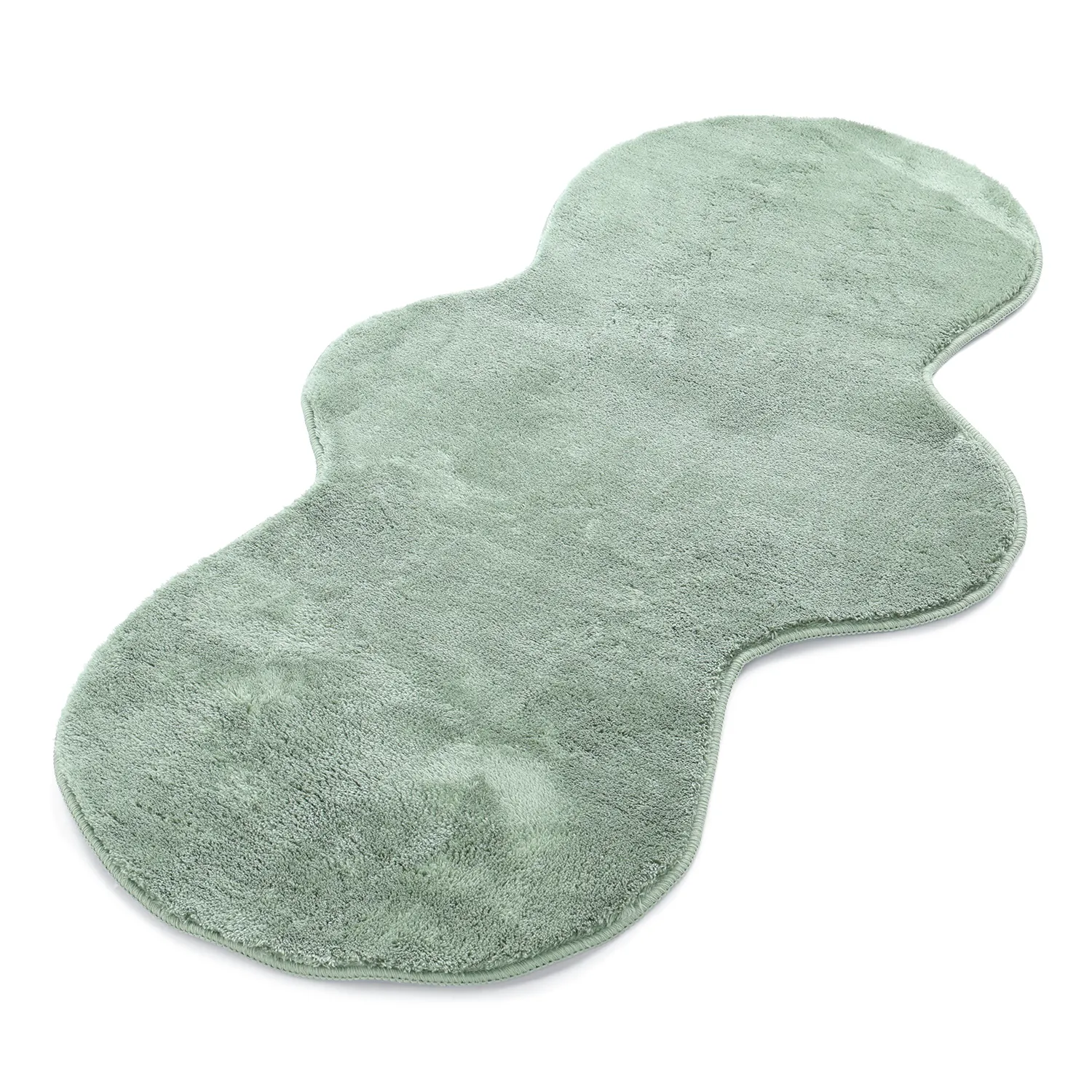 Bølget Løber - Aranga Super Soft Fur (grøn)