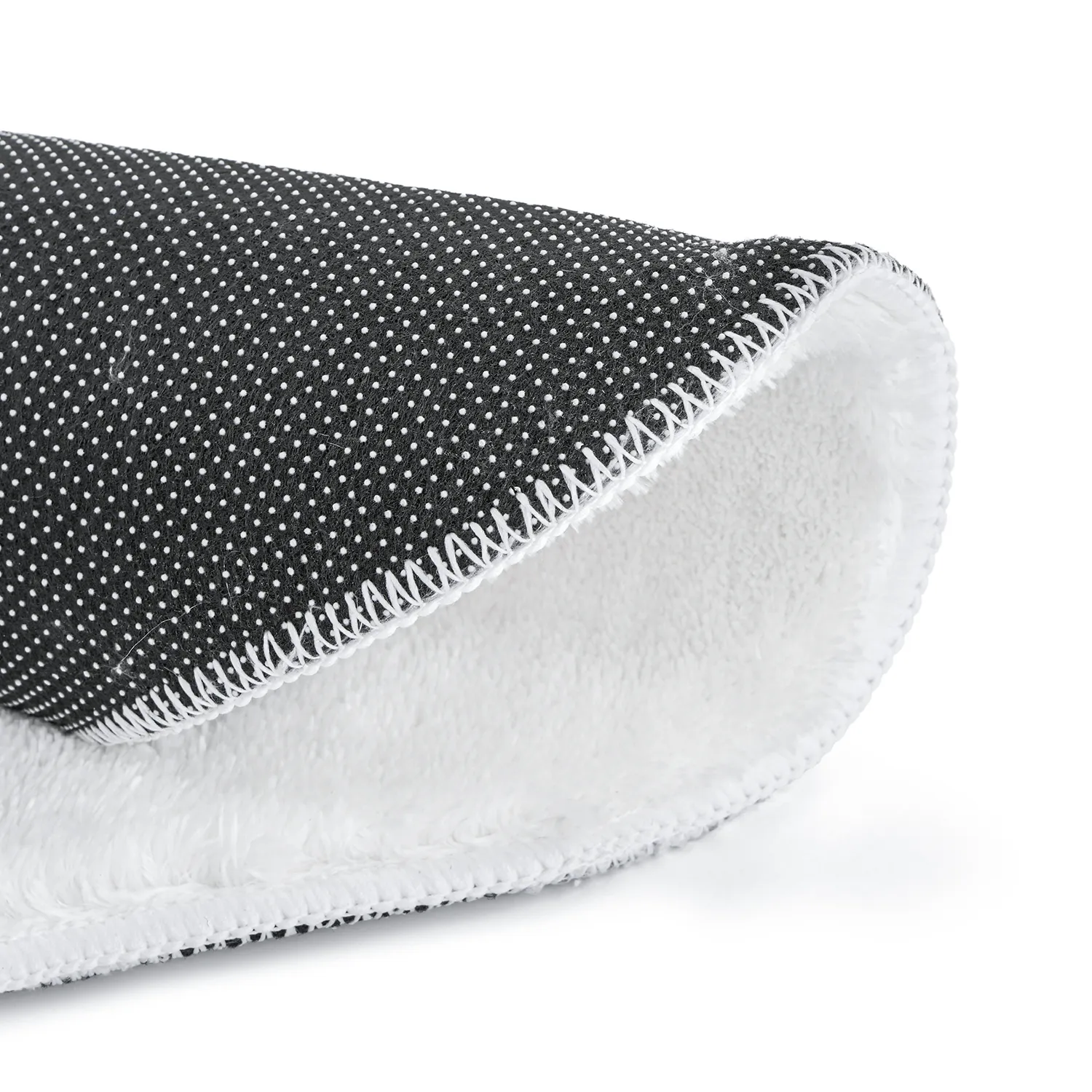 Bølget Løber - Aranga Super Soft Fur (hvid)