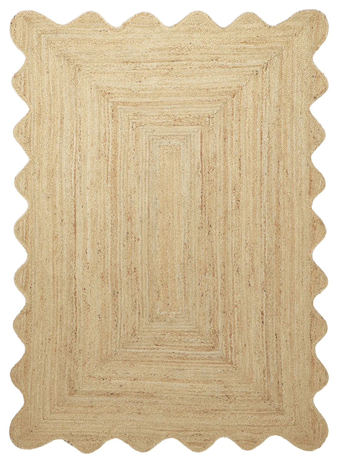 Bølget jutetæppe - San Francisco (jute)
