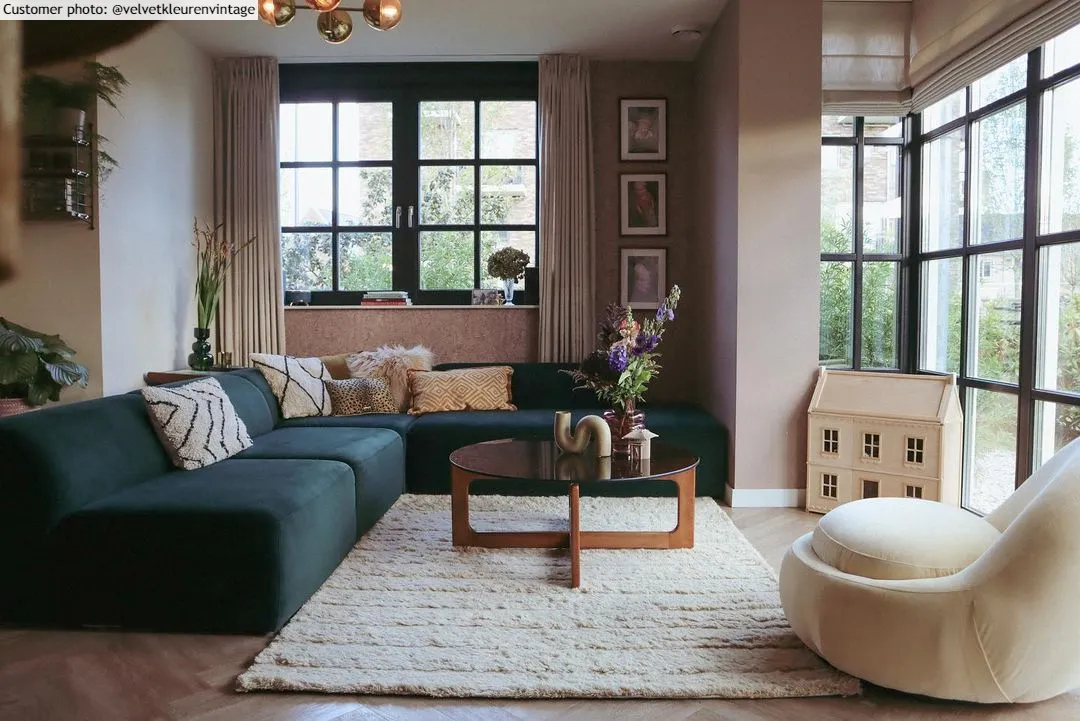 Uldtæppe - Delta (offwhite)