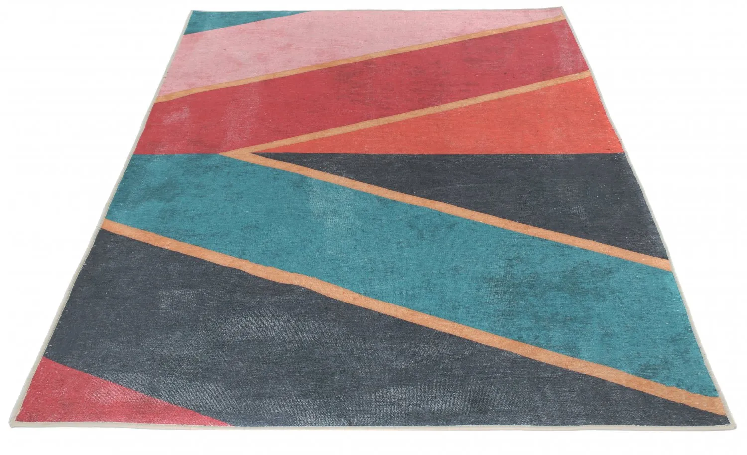 Wilton-tæppe - Sanya (rød/multi)