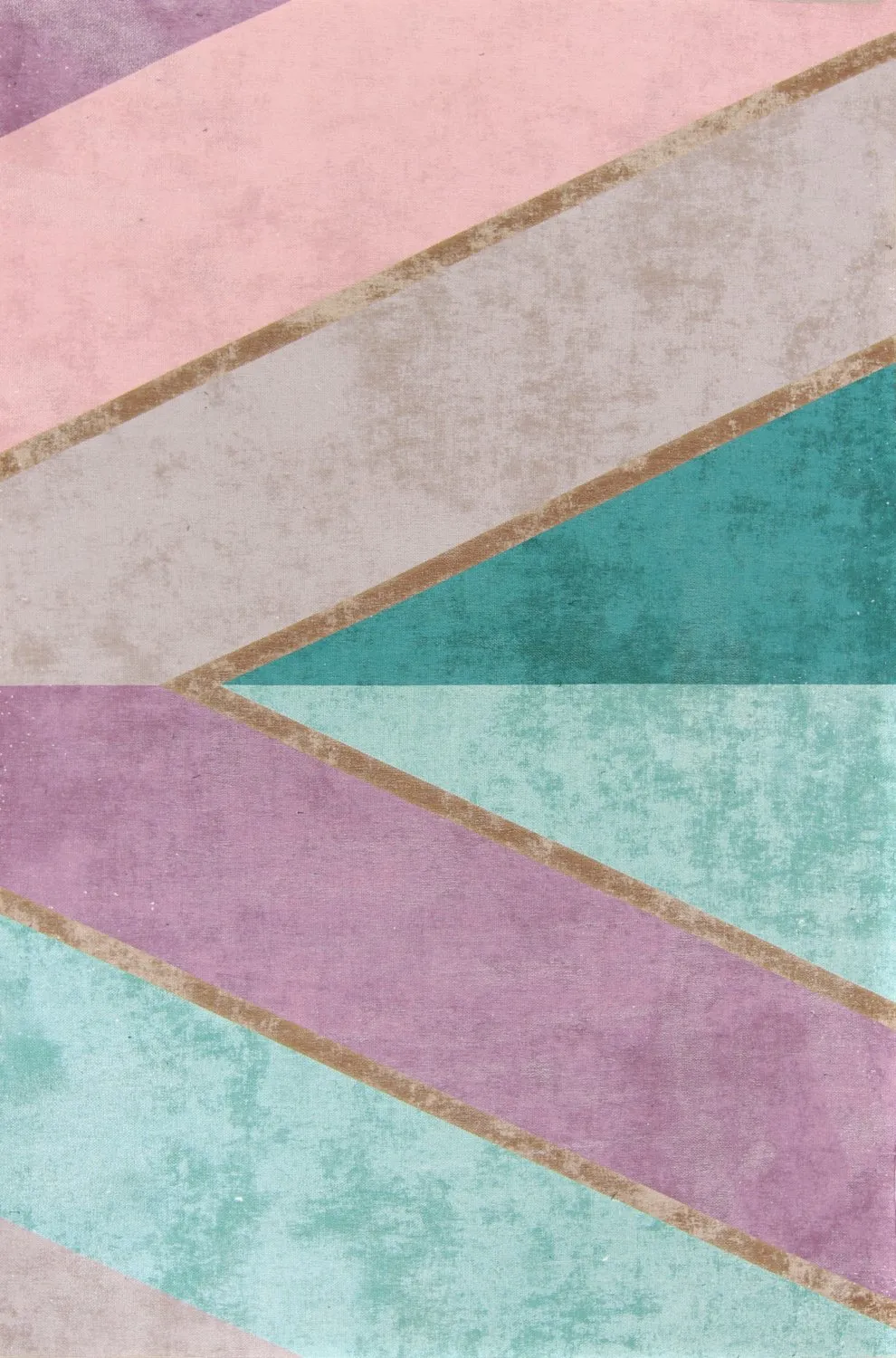 Wilton-tæppe - Sanya (blå/multi)