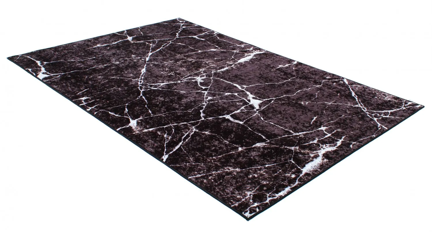 Wilton-tæppe - Vieste (sort/hvid)