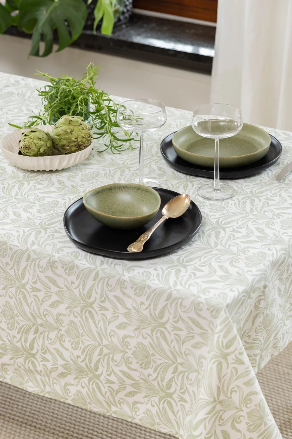 Bomuldsdug Viola (grøn)