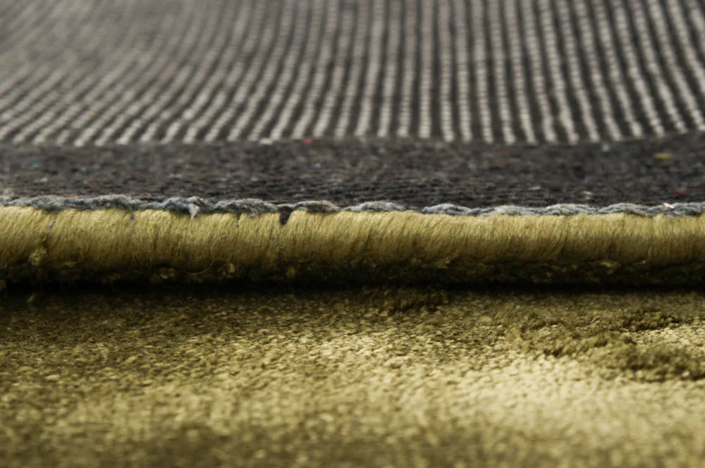 Viscose-tæppe - Jodhpur Special Luxury Edition (grønn)