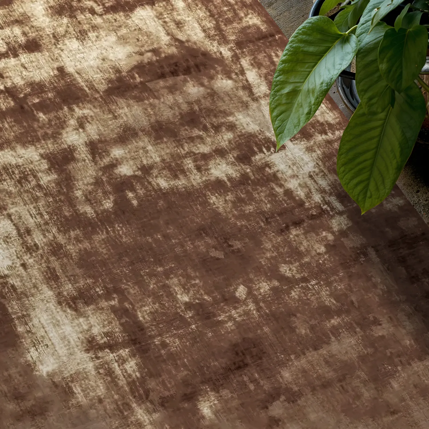 Viscose-tæppe - Jodhpur Special Luxury Edition (brun)