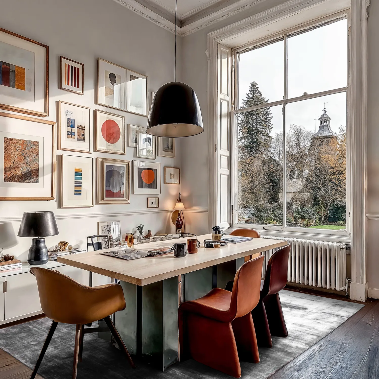 Viscose-tæppe - Jodhpur Special Luxury Edition (grå)