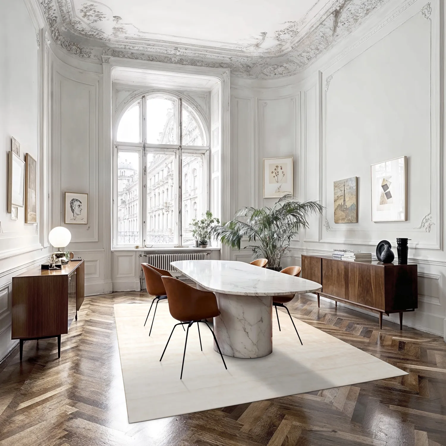 Viscose-tæppe - Jodhpur Special Luxury Edition (lysbeige)