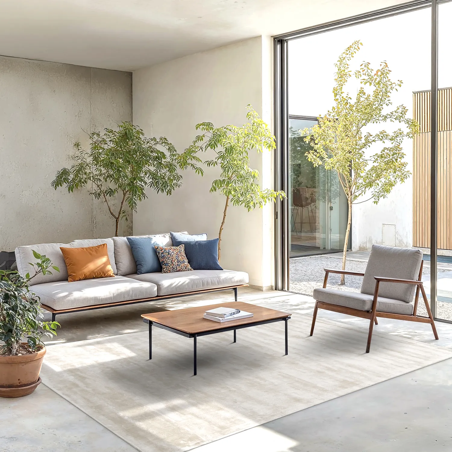 Viscose-tæppe - Jodhpur Special Luxury Edition (offwhite)